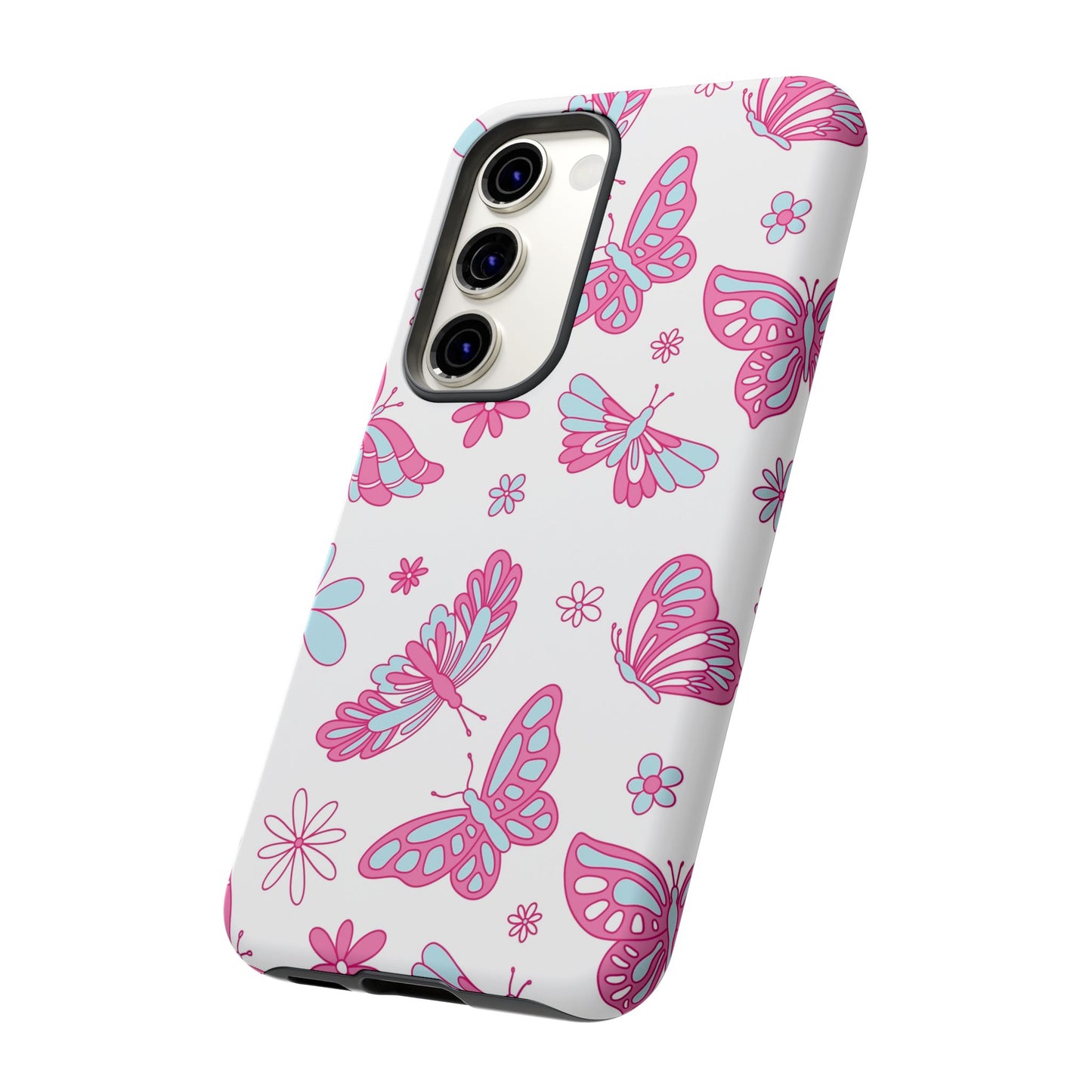 Pastel Butterflies Protective Phone Case