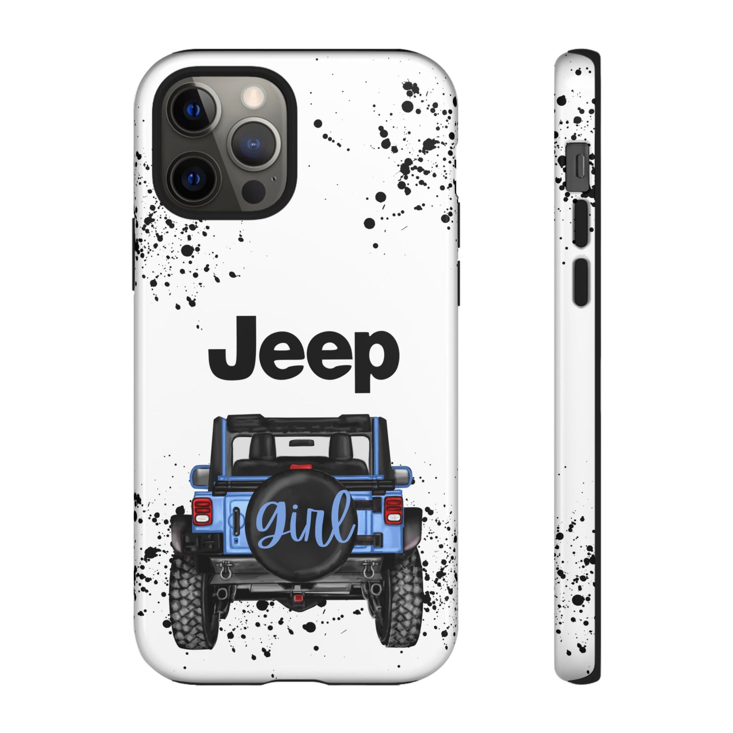 Off Road Girl Light Blue Protective Case for Iphone, Google and Samsung Phones