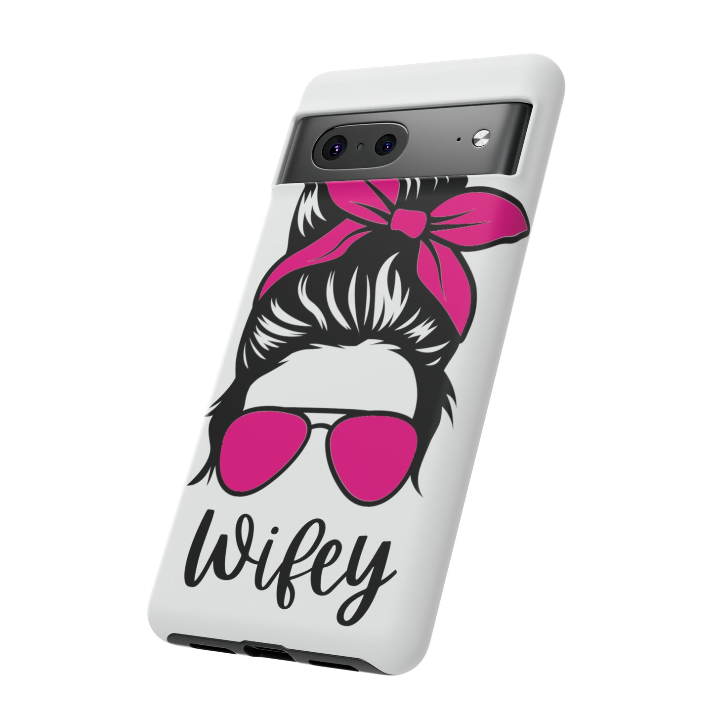 Pink Wifey Protective Case for IPhone, Samsung and Google