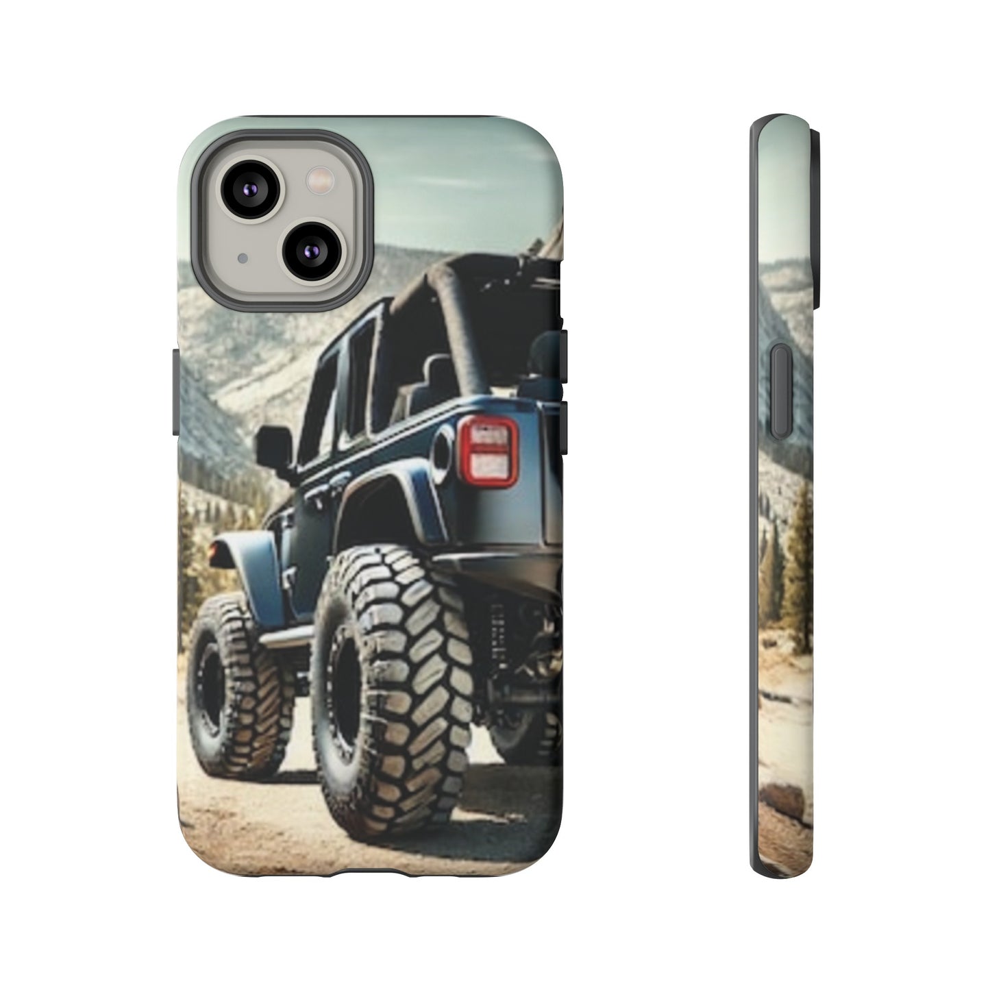 Blue Jeep Protective Phone Case