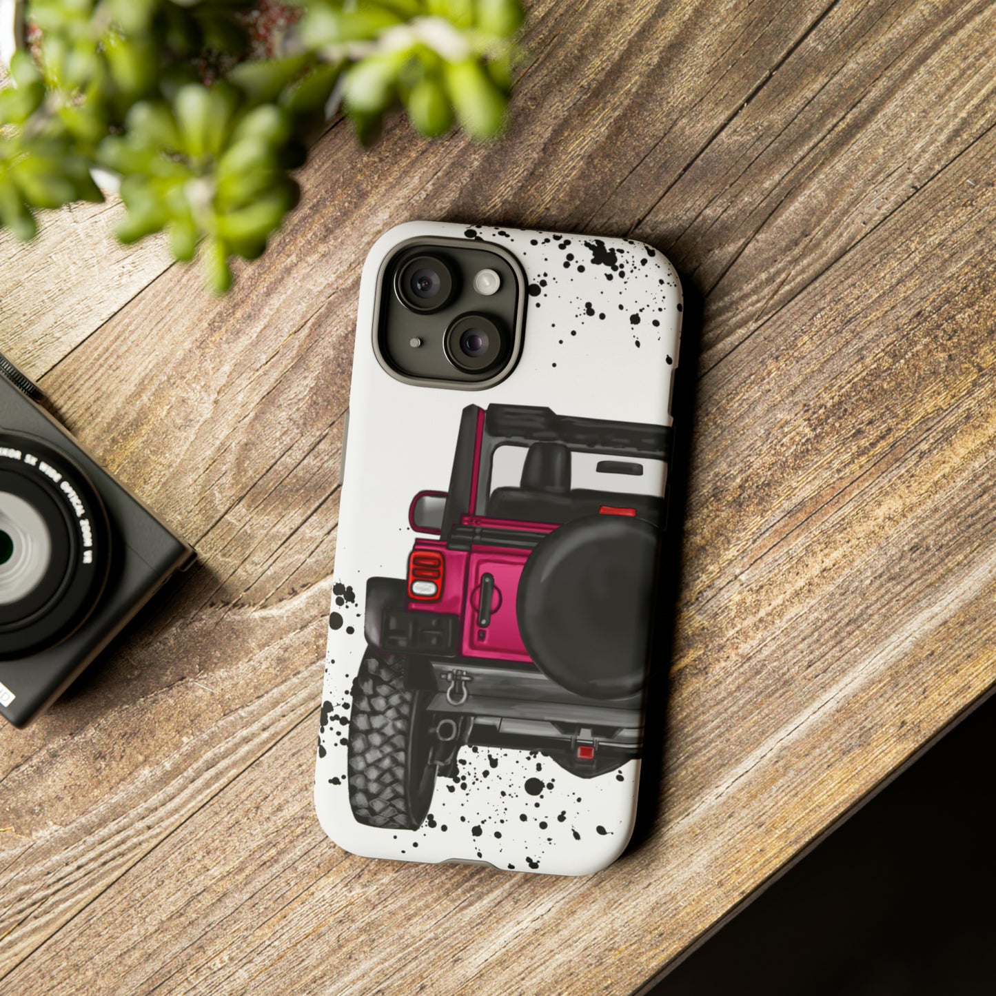 Off Road Life Dark Pink Protective Case for Iphone, Google and Samsung