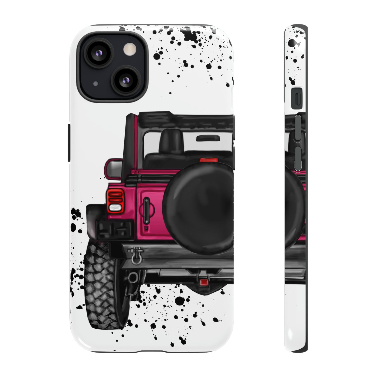 Off Road Life Dark Pink Protective Case for Iphone, Google and Samsung