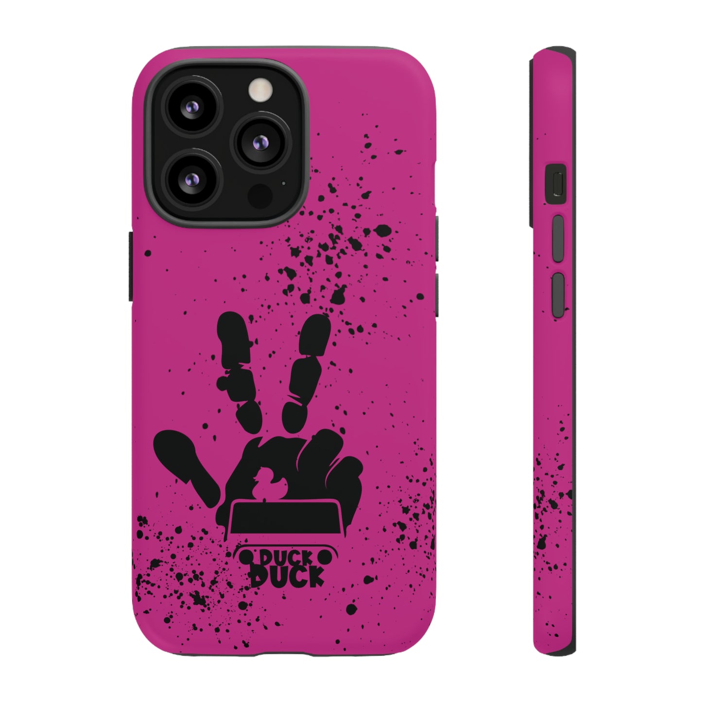 Duck Duck Hot Pink Protective Phone Case for IPhone, Samsung and Google Phone