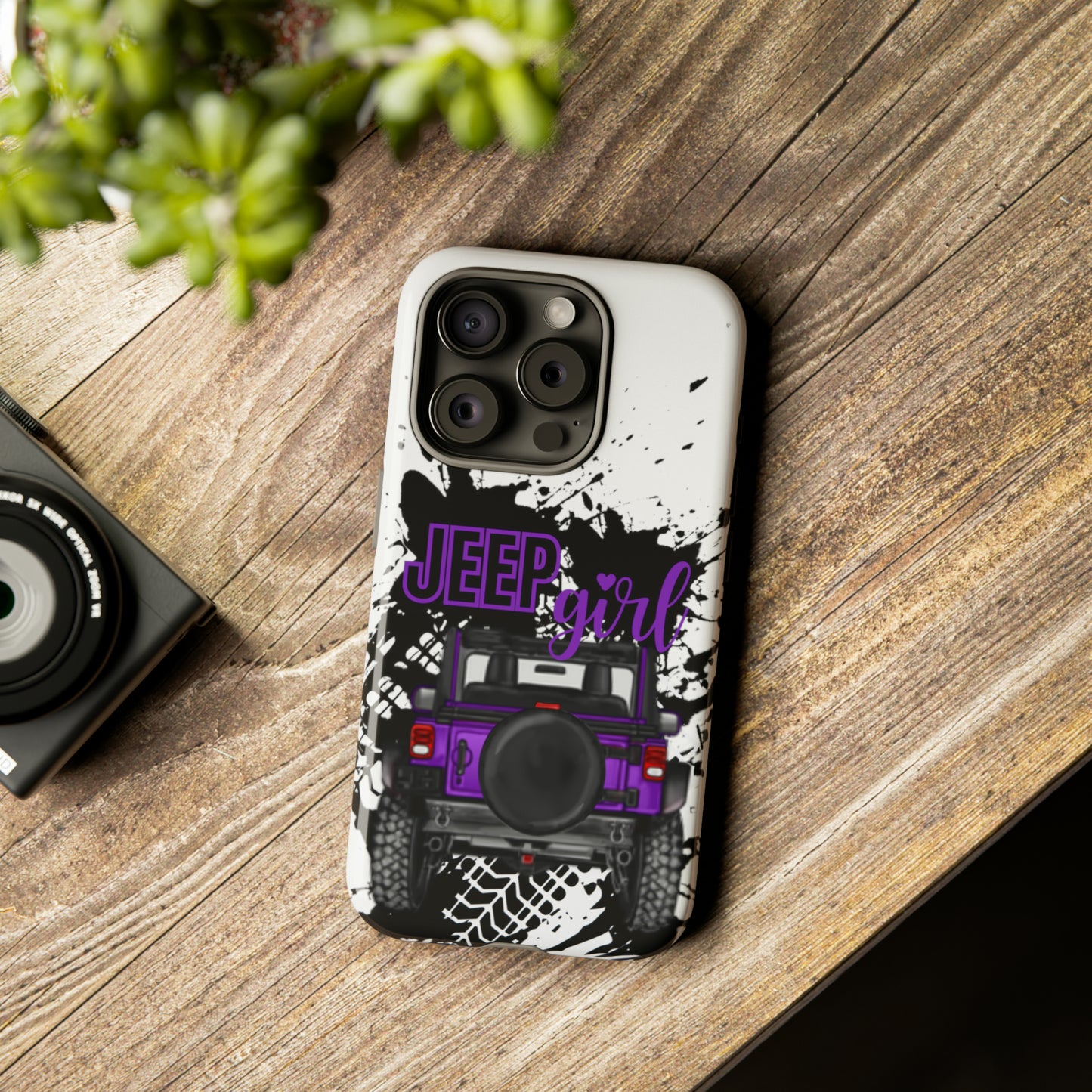 Off Road Girl Purple Tough Cases