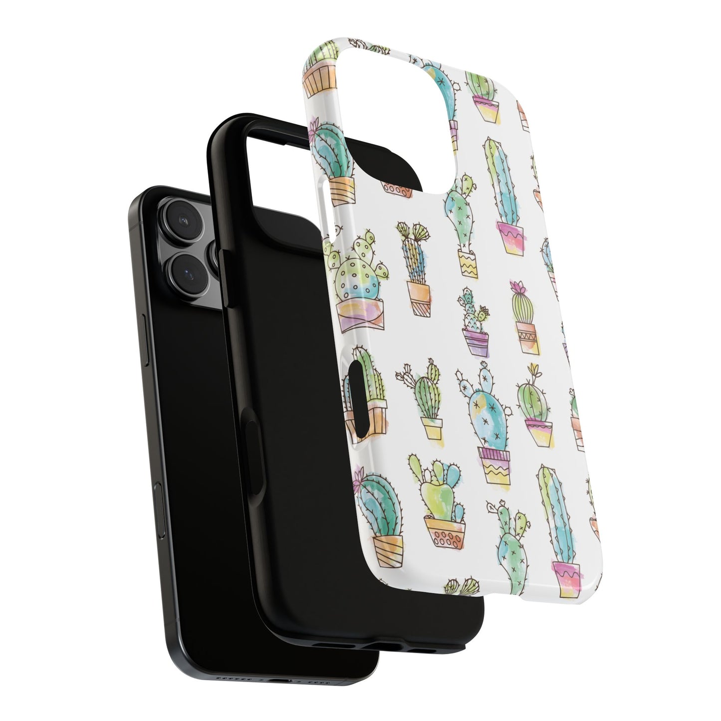 Pastel Cactus Love Phone Case