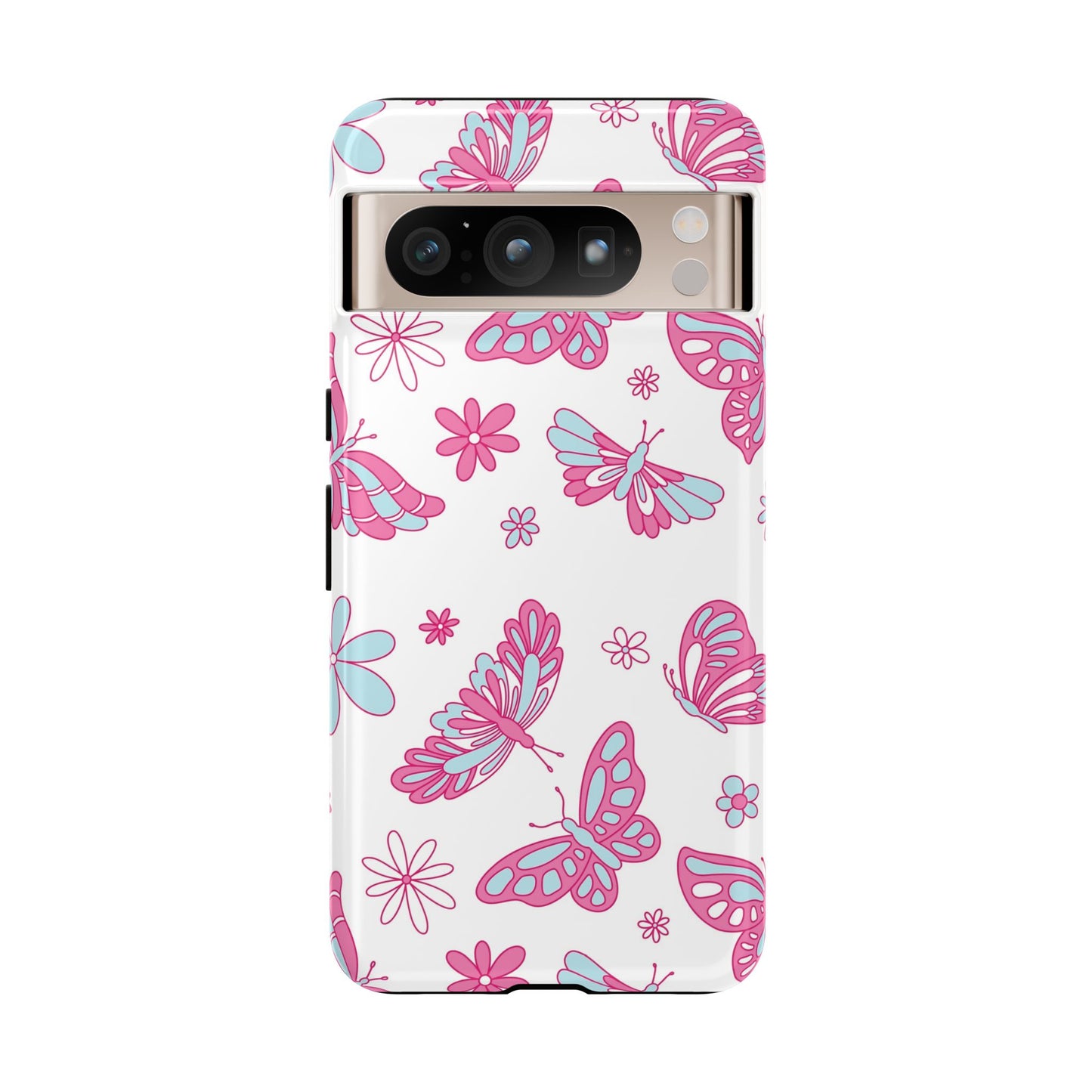 Pastel Butterflies Protective Phone Case