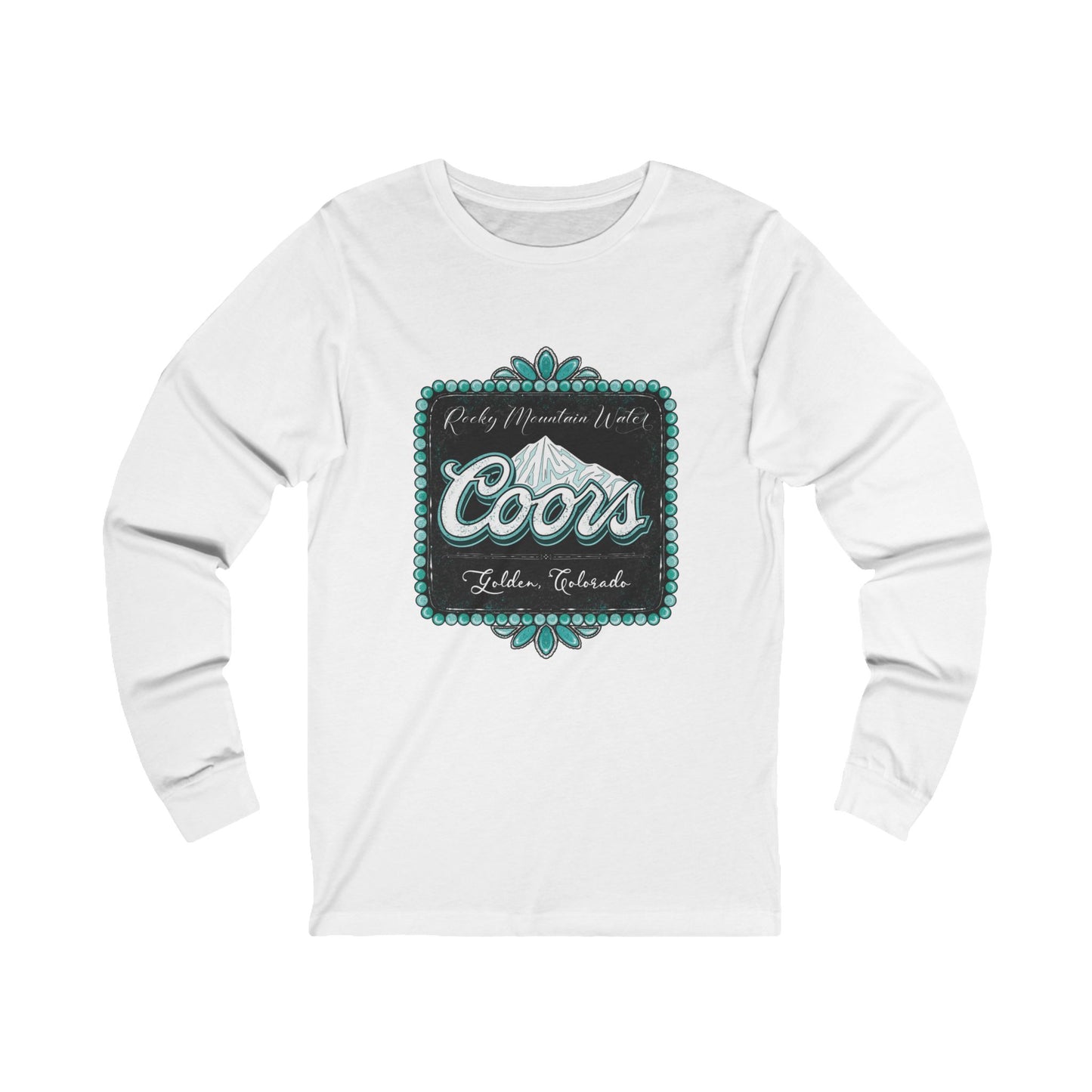 Coors Turquoise Unisex Jersey Long Sleeve Tee