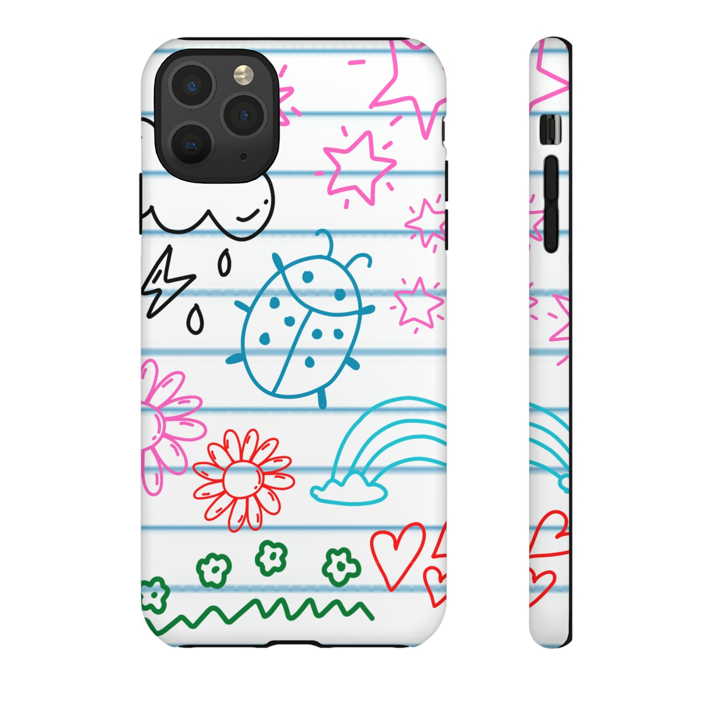 Kid Doodles Protective Phone Case for IPhone, Google and Samsung phones