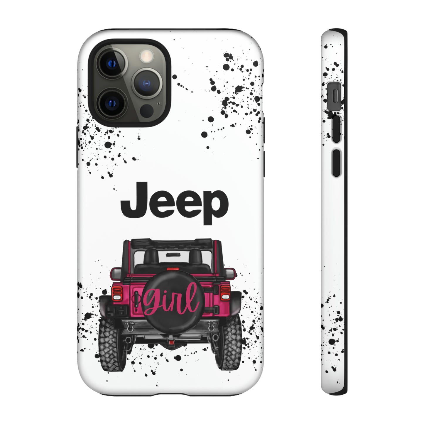 Off Road Girl Red Protective Case for Iphone, Google and Samsung Phones