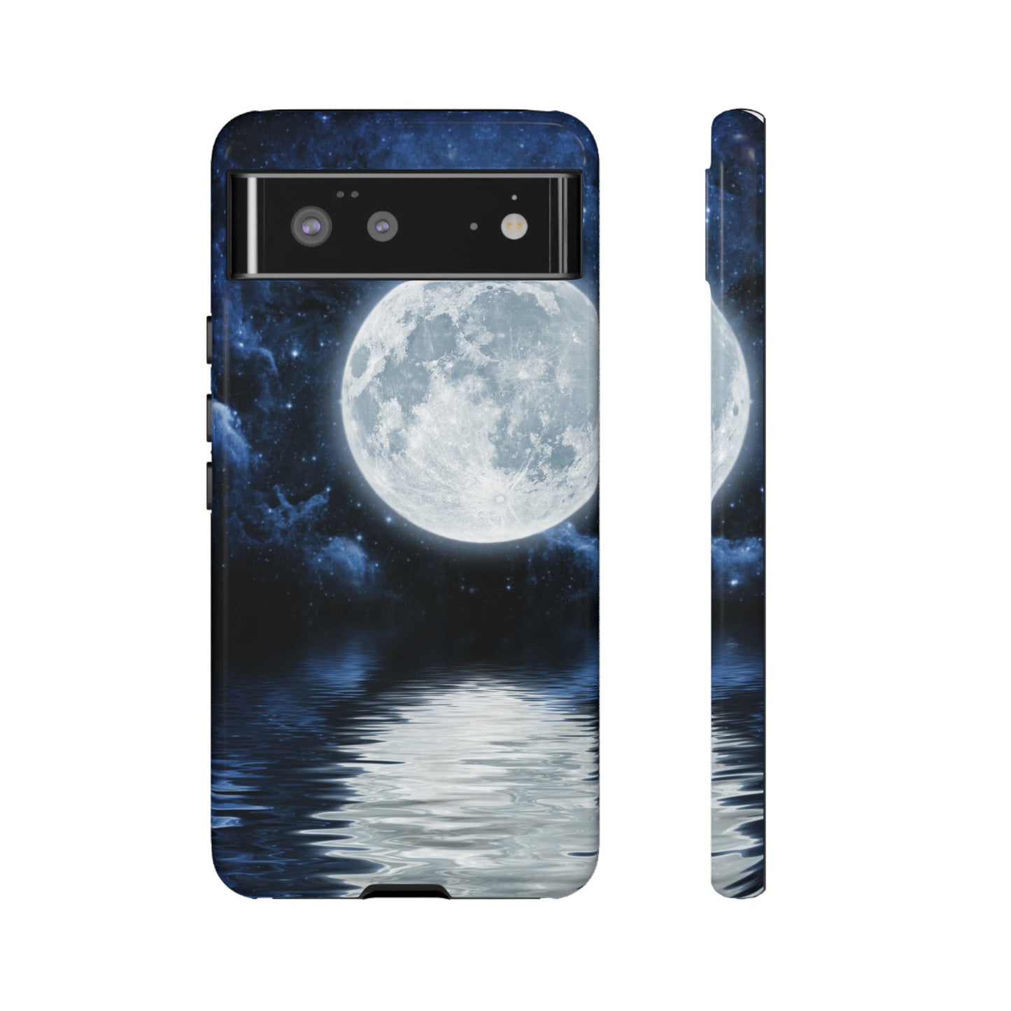 Moon Reflection Protective Phone Case for IPhone, Google and Samsung Phones