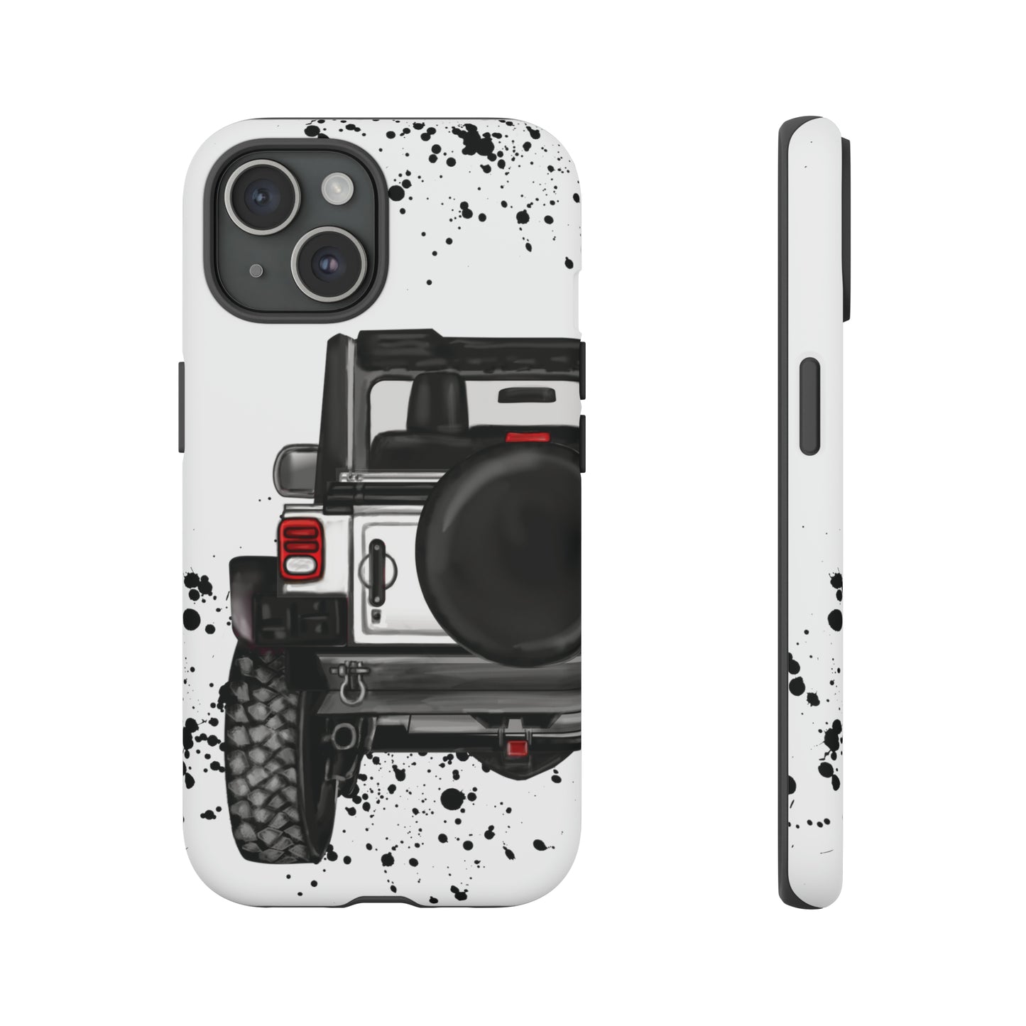 Off Road Life White Protective Case for Iphone, Google and Samsung