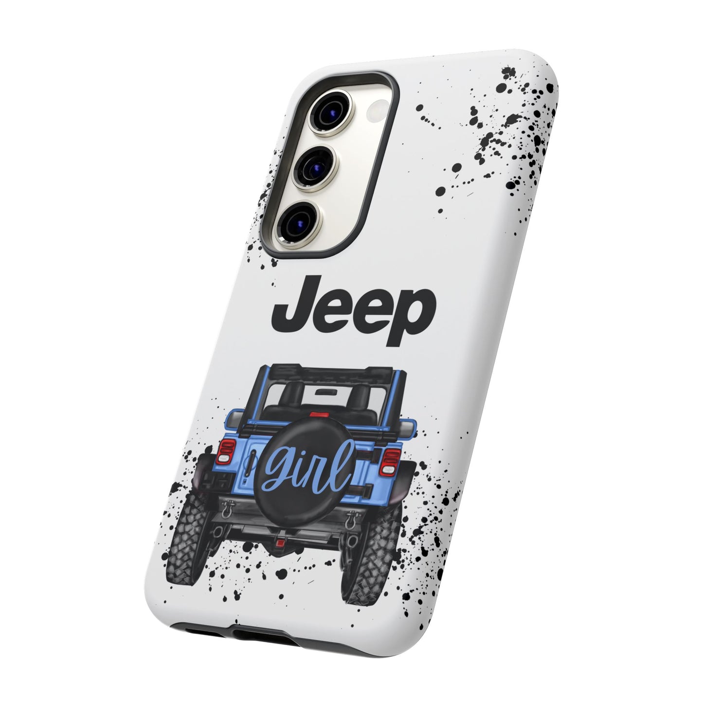 Off Road Girl Light Blue Protective Case for Iphone, Google and Samsung Phones