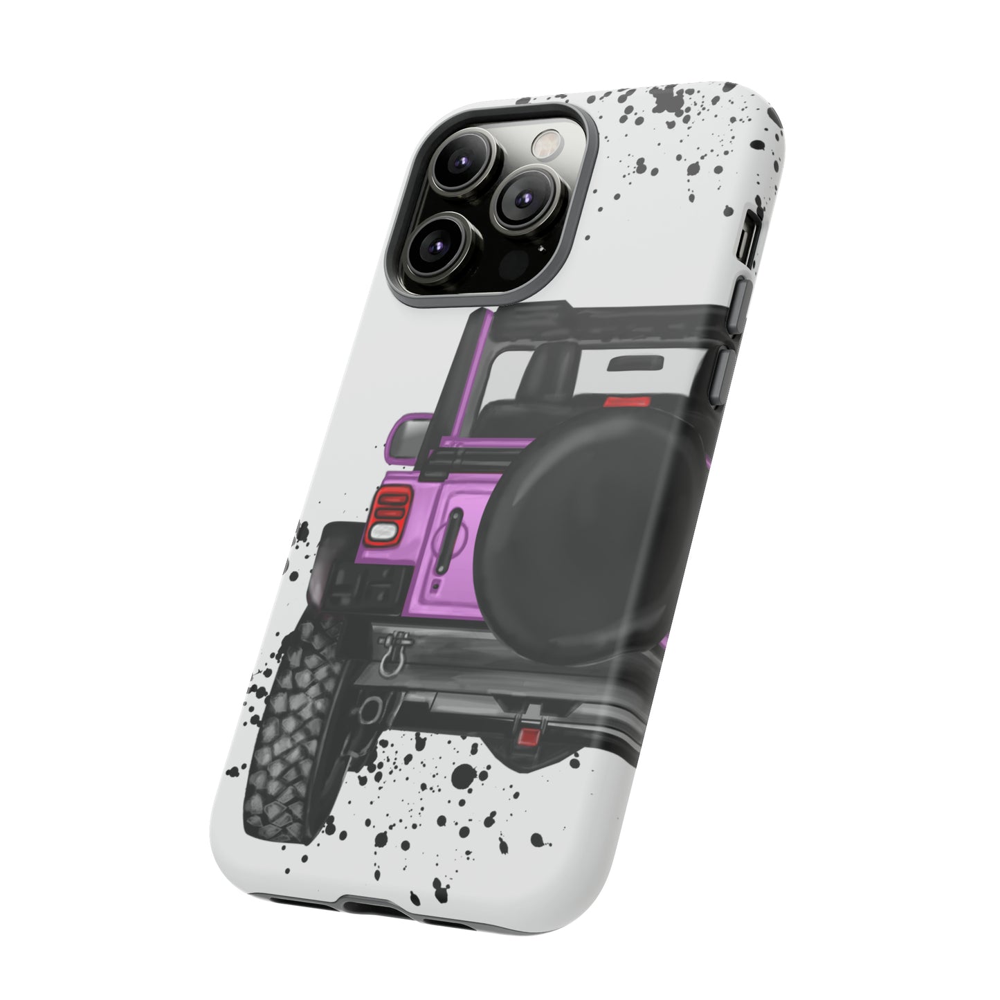 Off Road Life Charcoal Pink/Light Purple Protective Case for Iphone, Google and Samsung