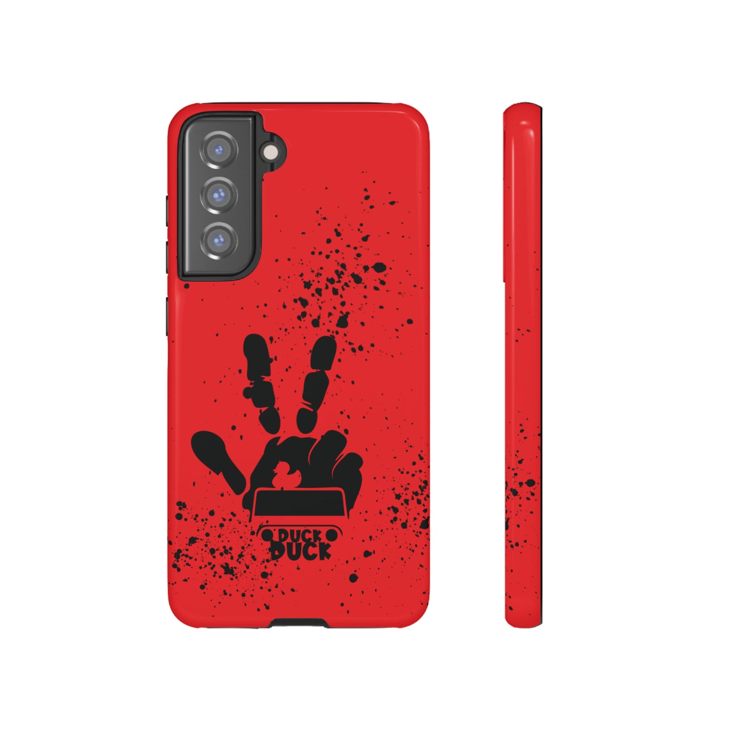 Duck Duck Red Protective Phone Case for IPhone, Samsung and Google Phones