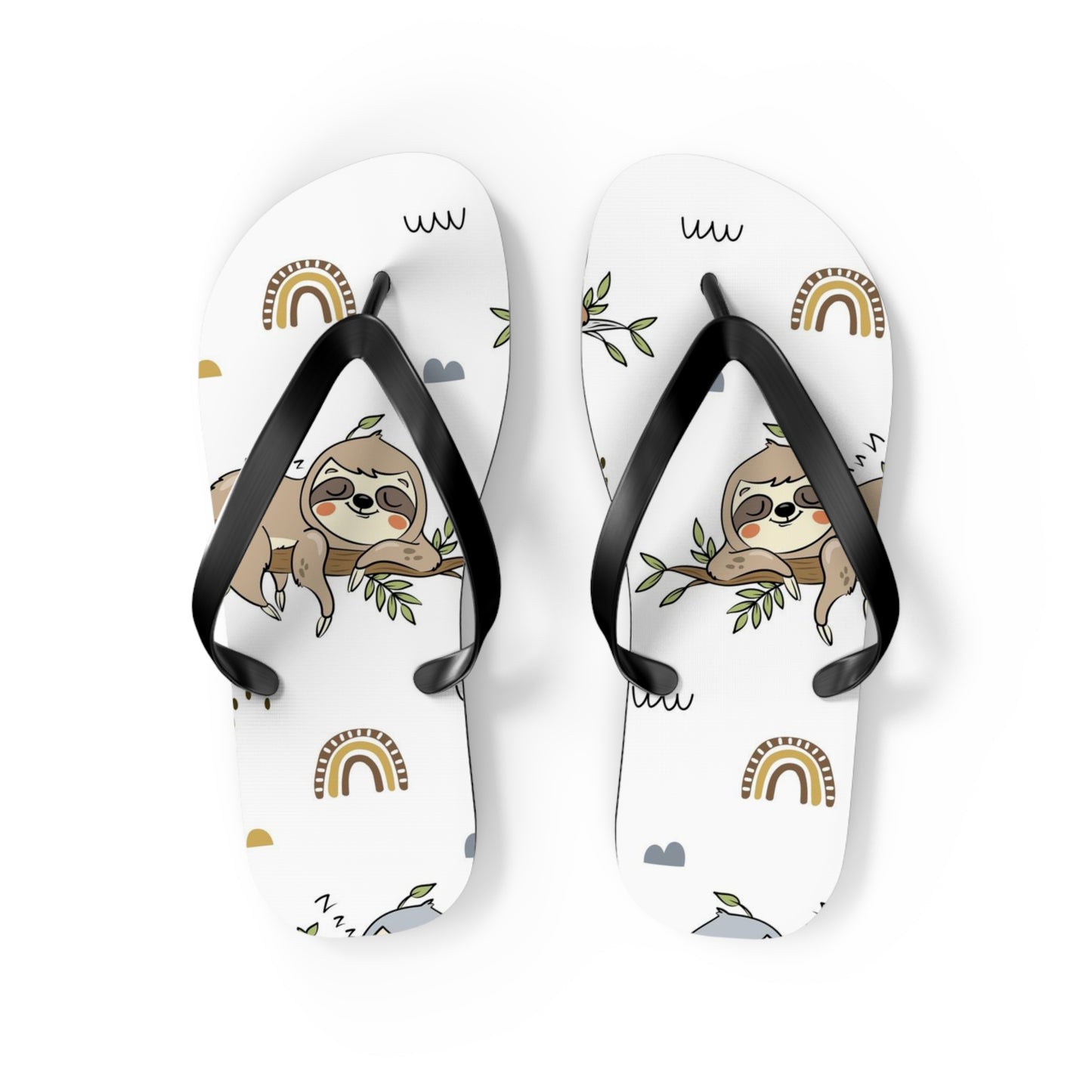 Sloth Love Flip Flops