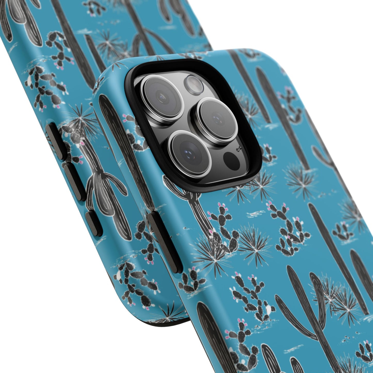 Turquoise Cactus Love Phone Case