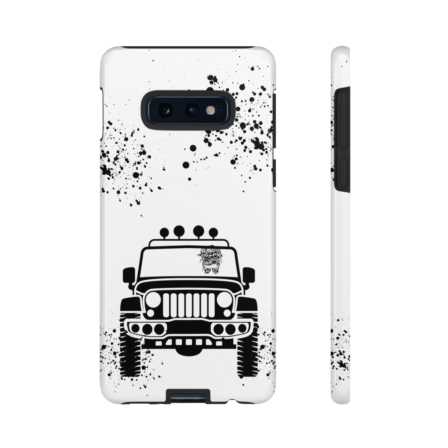 Off Road Girl Cow Print Shades Protective Phone Case for Iphone, Samsung and Google Phones