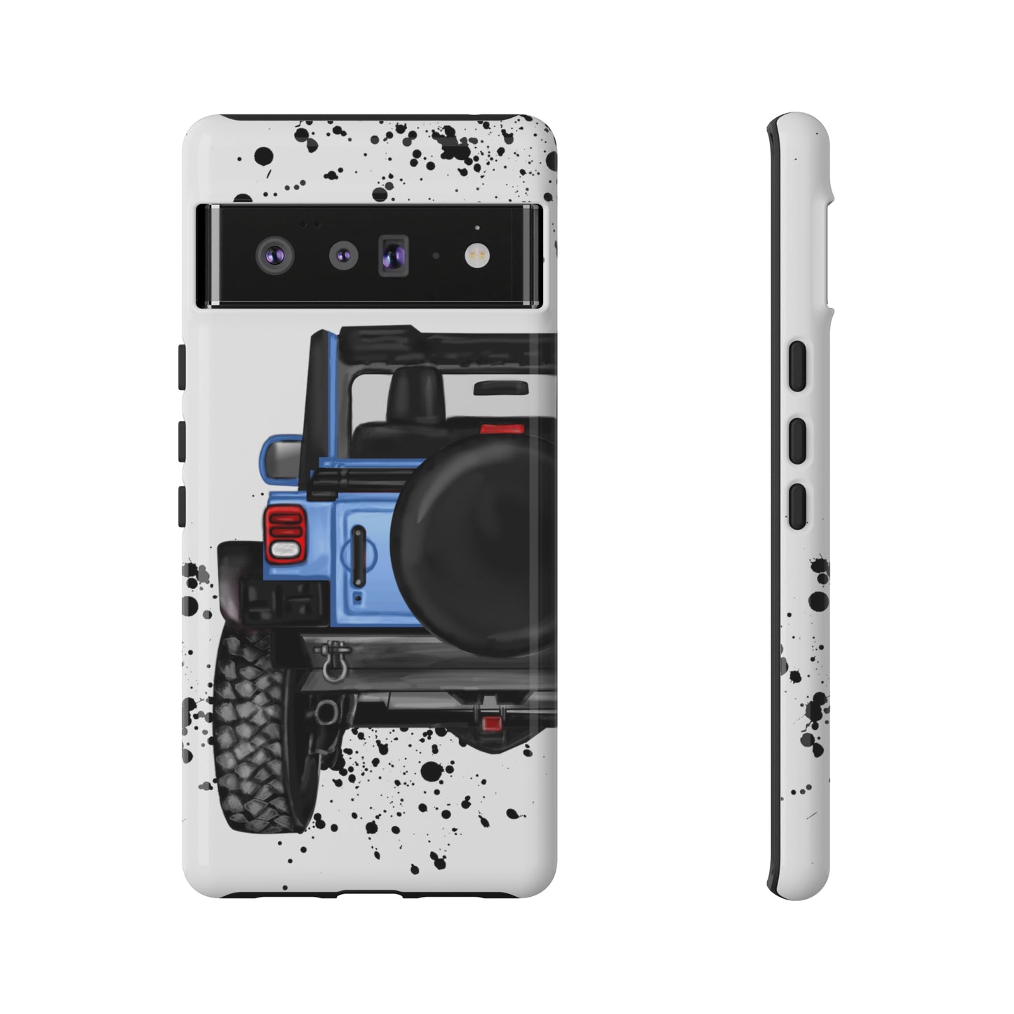 Off Road Life Light Blue Protective Case for Iphone, Google and Samsung