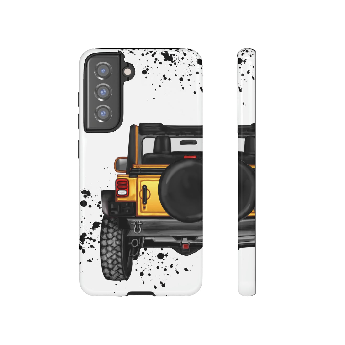 Off Road Life Yellow Protective Case for Iphone, Google and Samsung