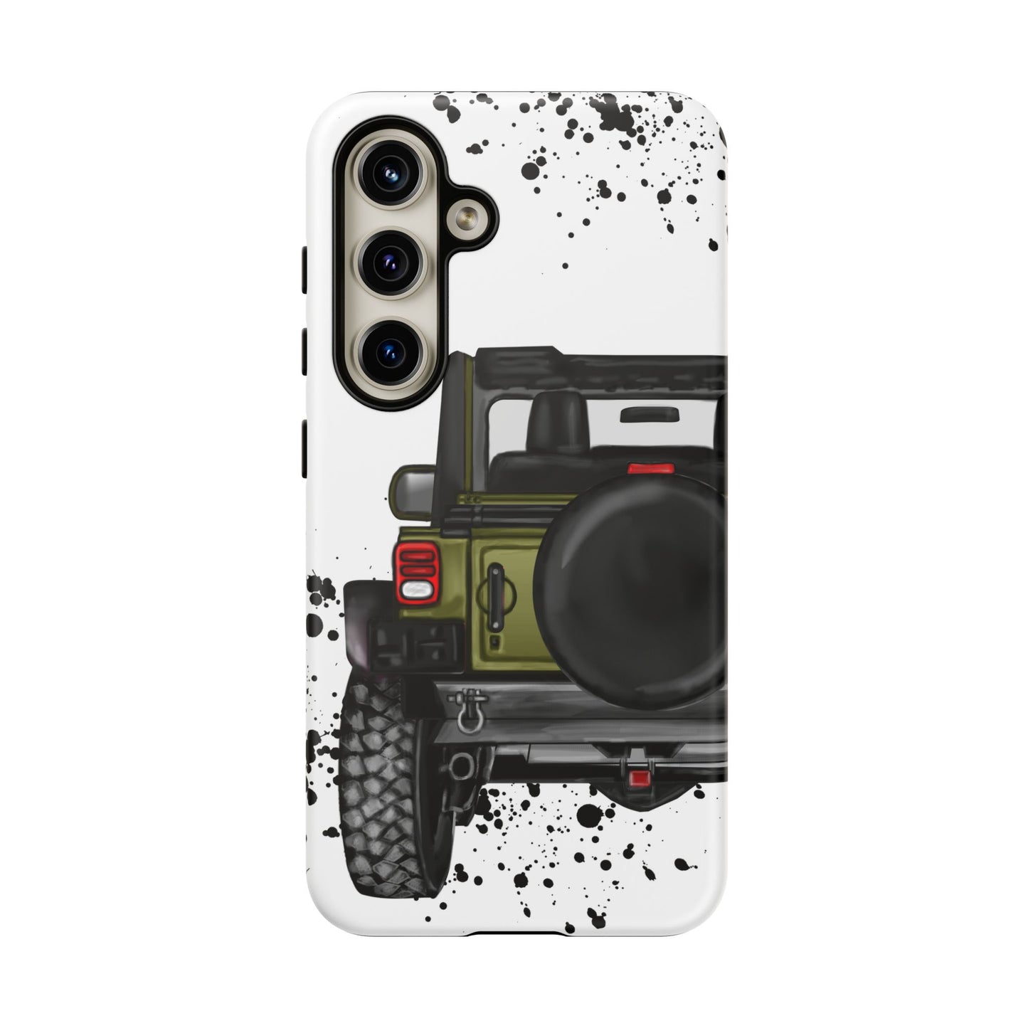 Off Road Life Army Green Protective Case for Iphone, Google and Samsung