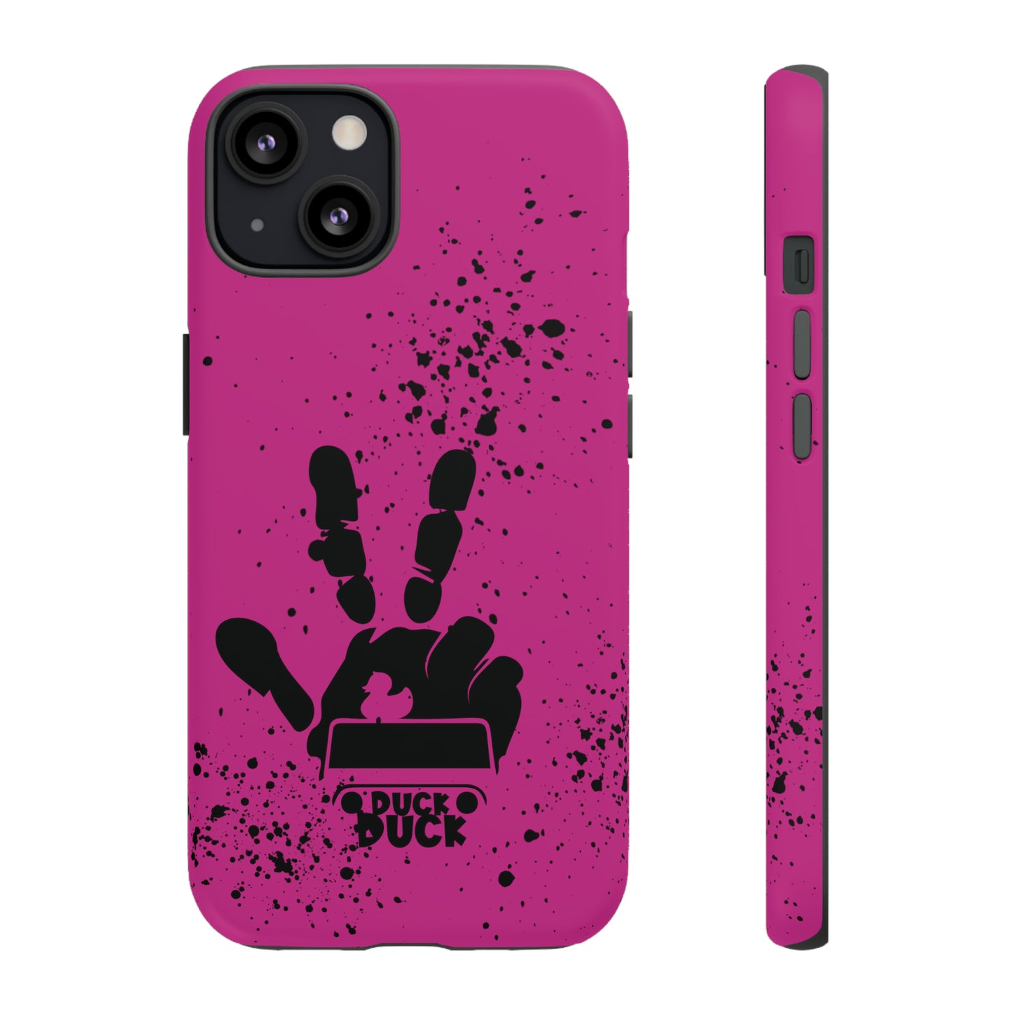 Duck Duck Hot Pink Protective Phone Case for IPhone, Samsung and Google Phone