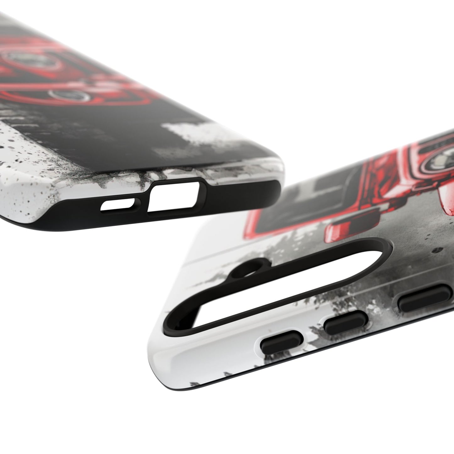 Off Road Love Red Wrangler Protective Phone Case for Iphone, Samsung and Google Phones