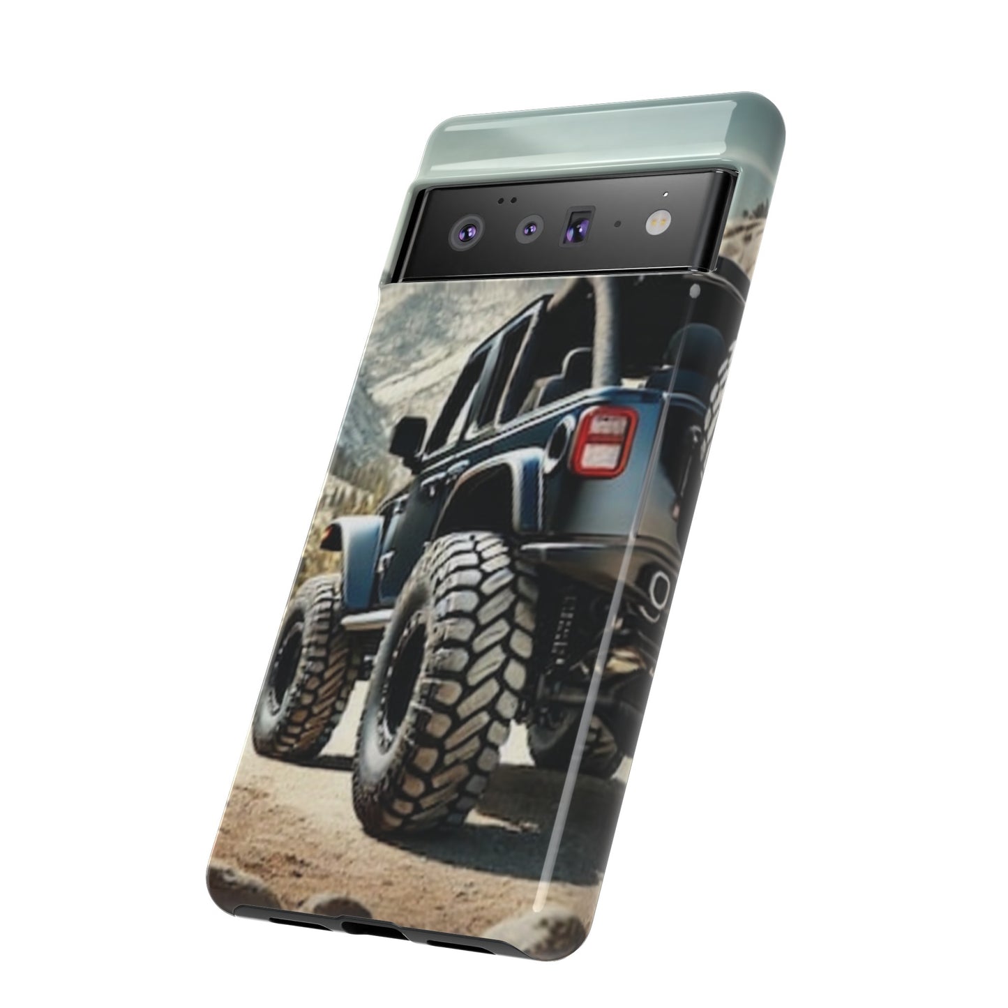 Blue Jeep Protective Phone Case