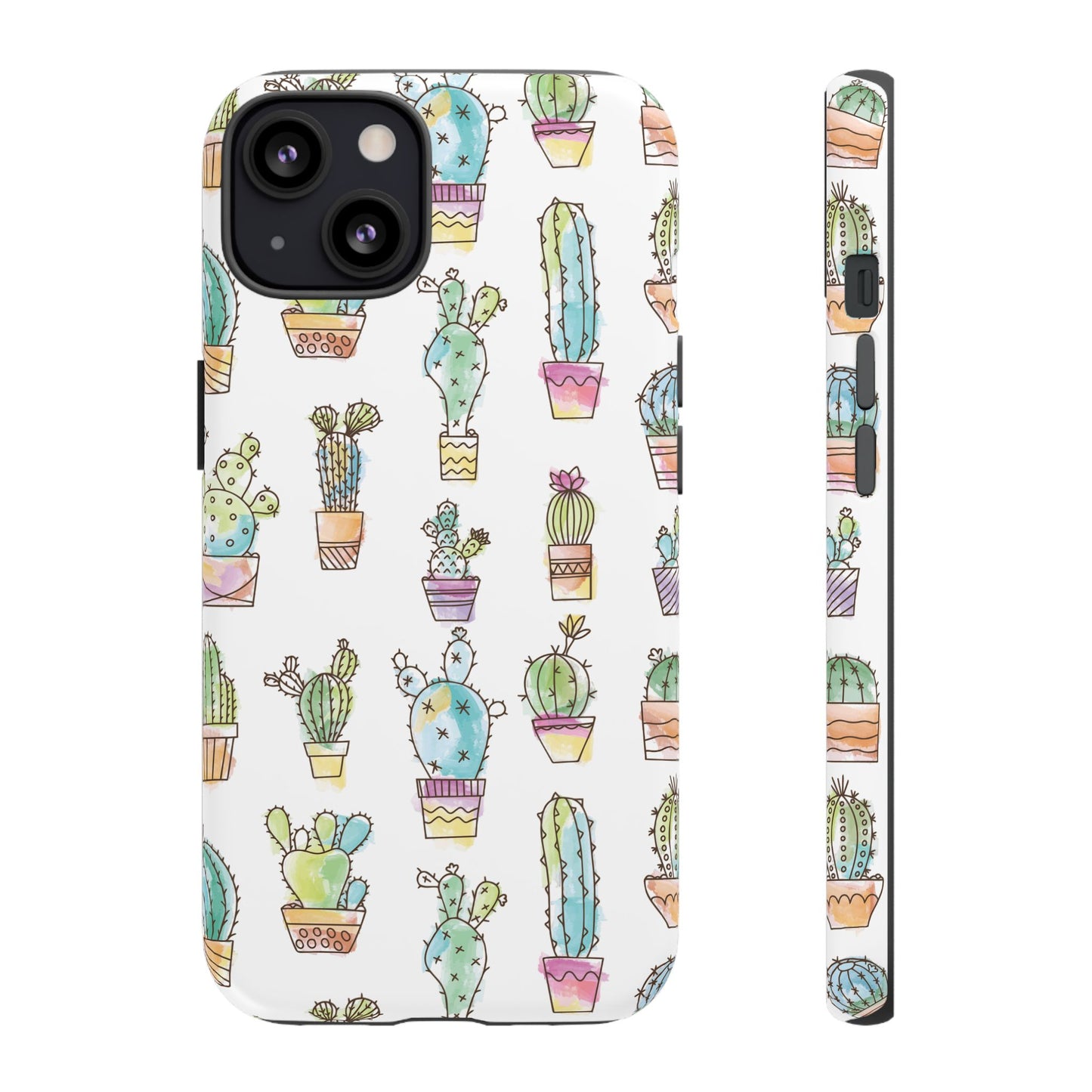 Pastel Cactus Love Phone Case