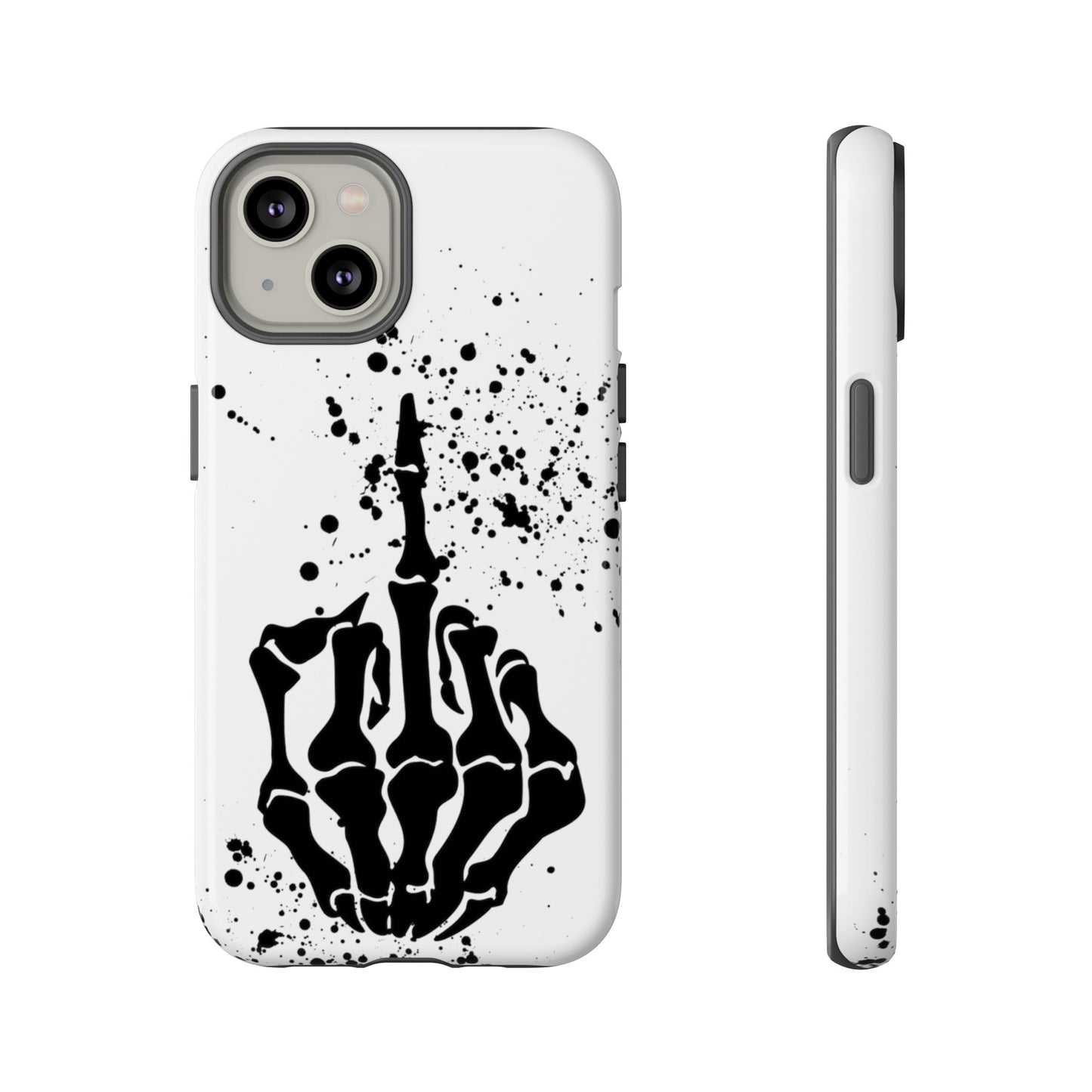 Skeleton, Finger Protective Case for Iphone, a Google and Samsung phones