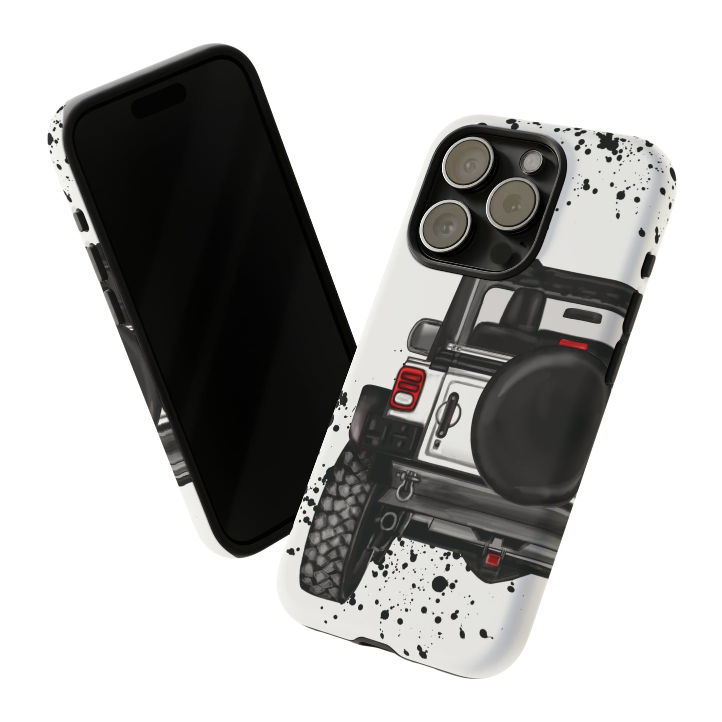 Off Road Life White Protective Case for Iphone, Google and Samsung