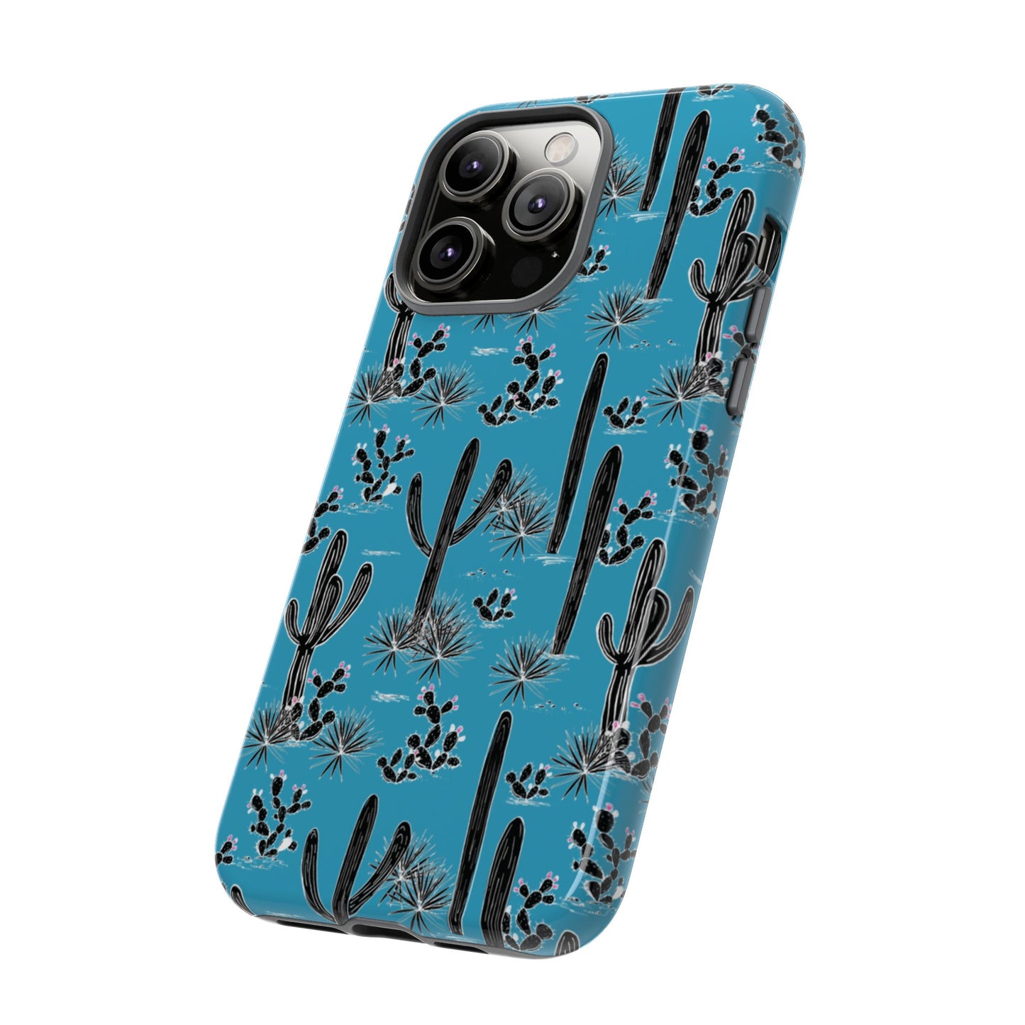 Turquoise Cactus Love Phone Case