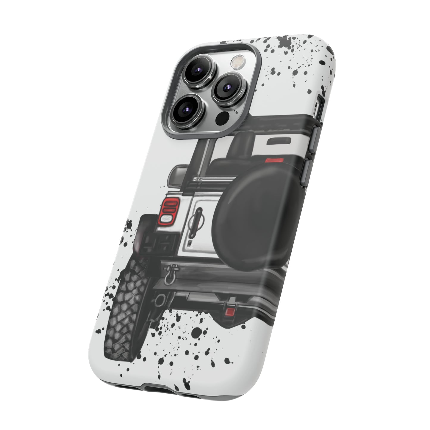 Off Road Life White Protective Case for Iphone, Google and Samsung