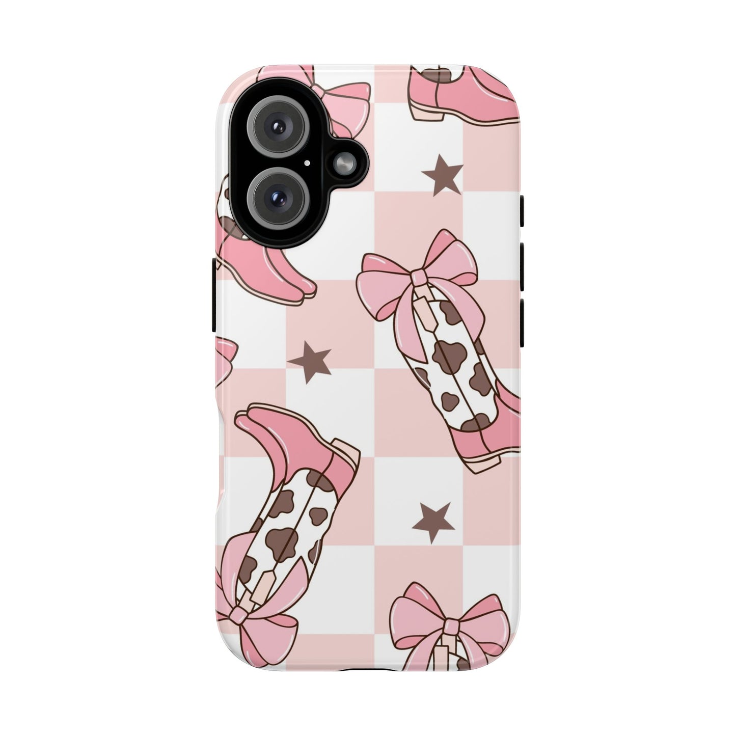 Cowboy Boots and Bows Protective Phone Case
