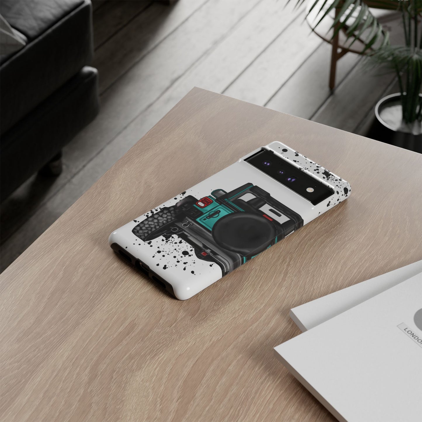 Off Road Life Turquoise Protective Case for Iphone, Google and Samsung