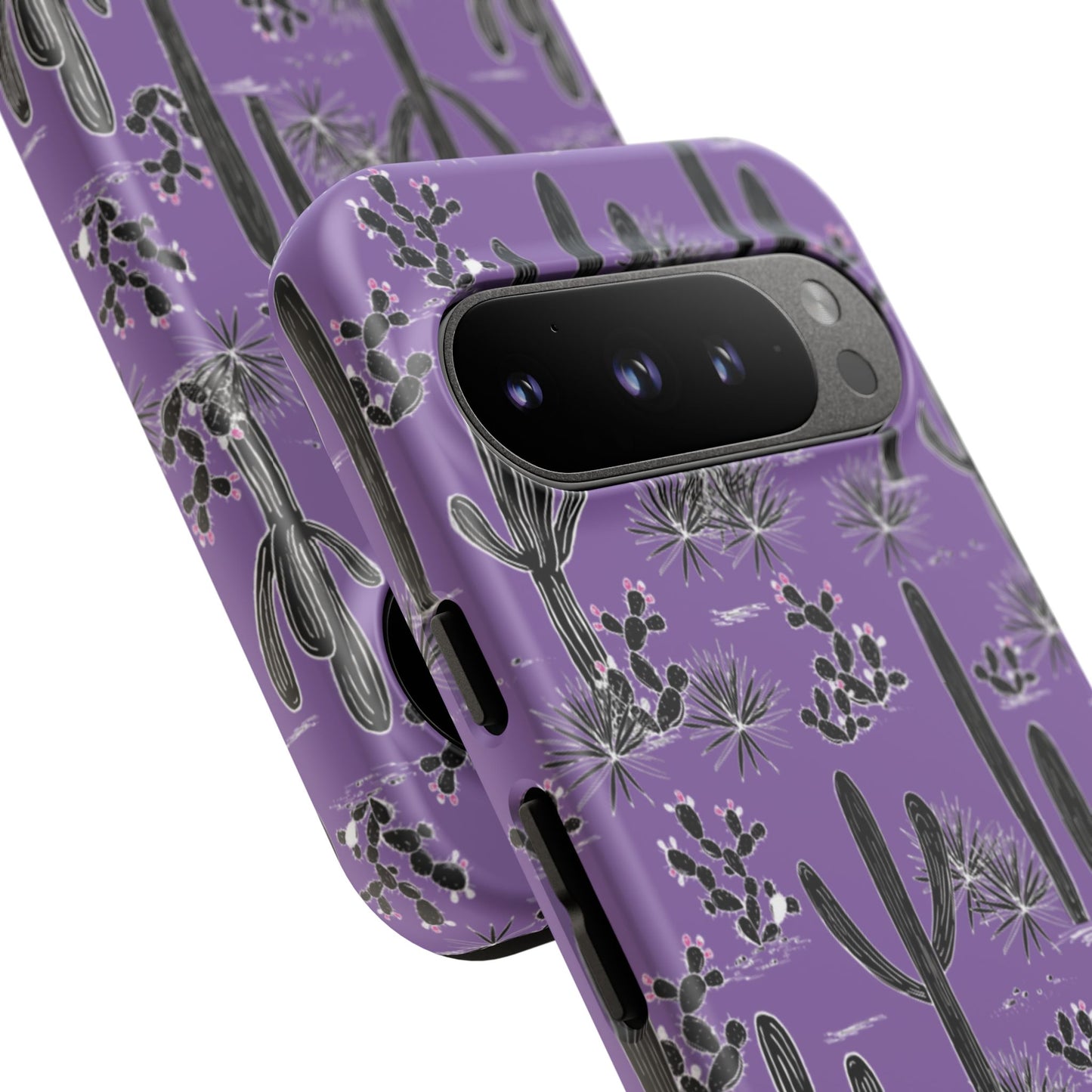 Purple Cactus Love Phone Case