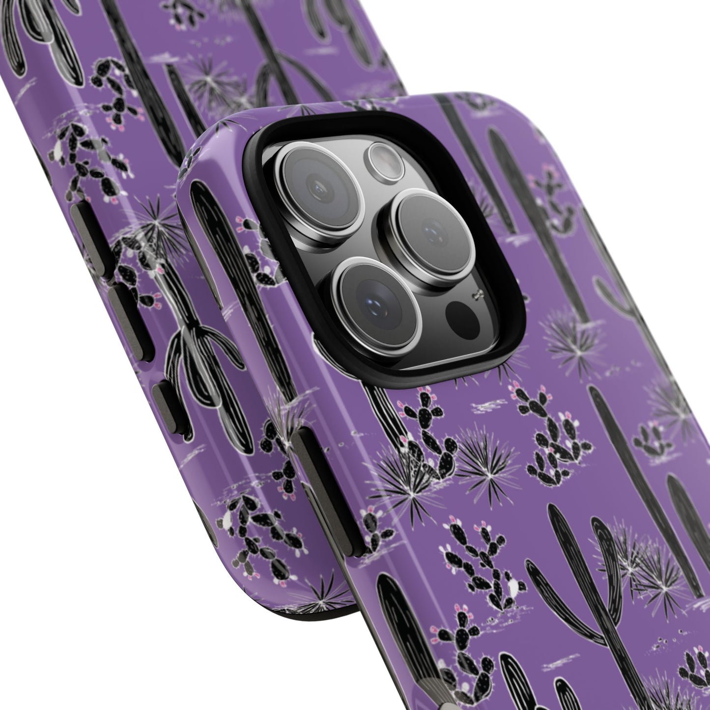 Purple Cactus Love Phone Case