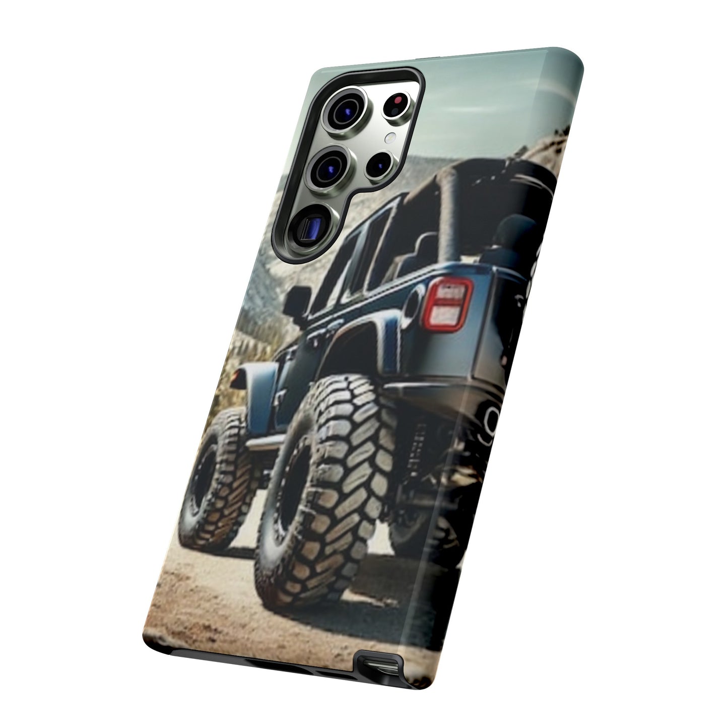 Blue Jeep Protective Phone Case