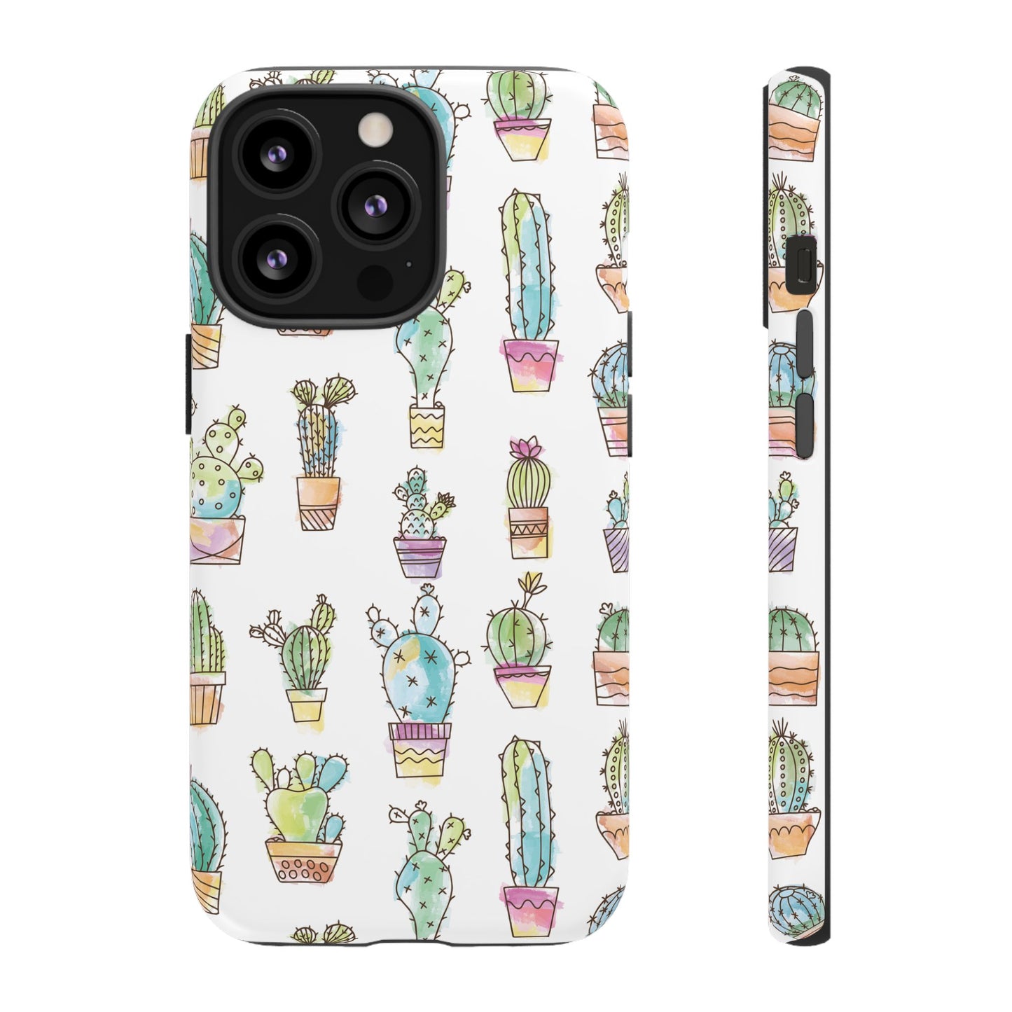 Pastel Cactus Love Phone Case