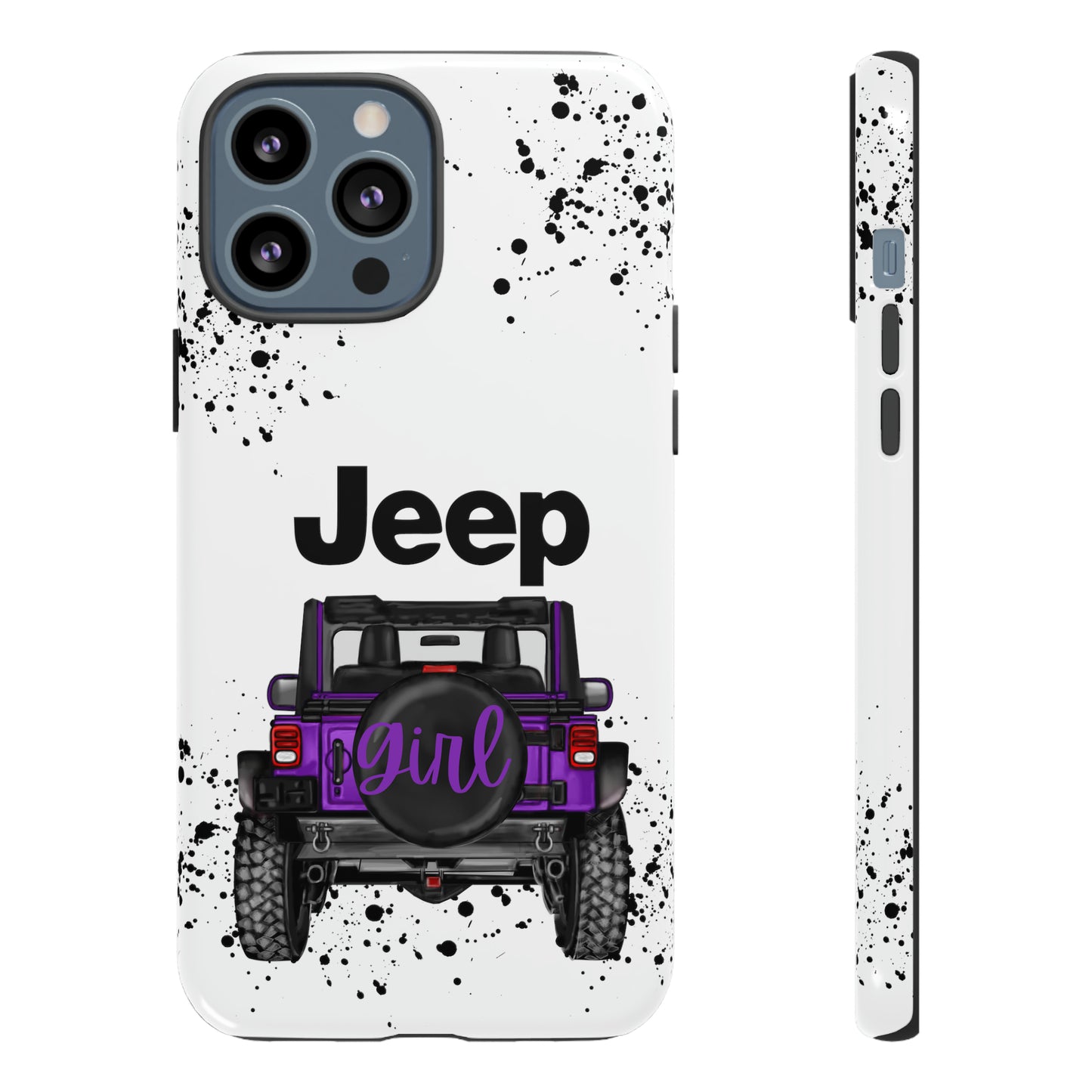 Off Road Girl Dark Purple Protective Case for Iphone, Google and Samsung Phones