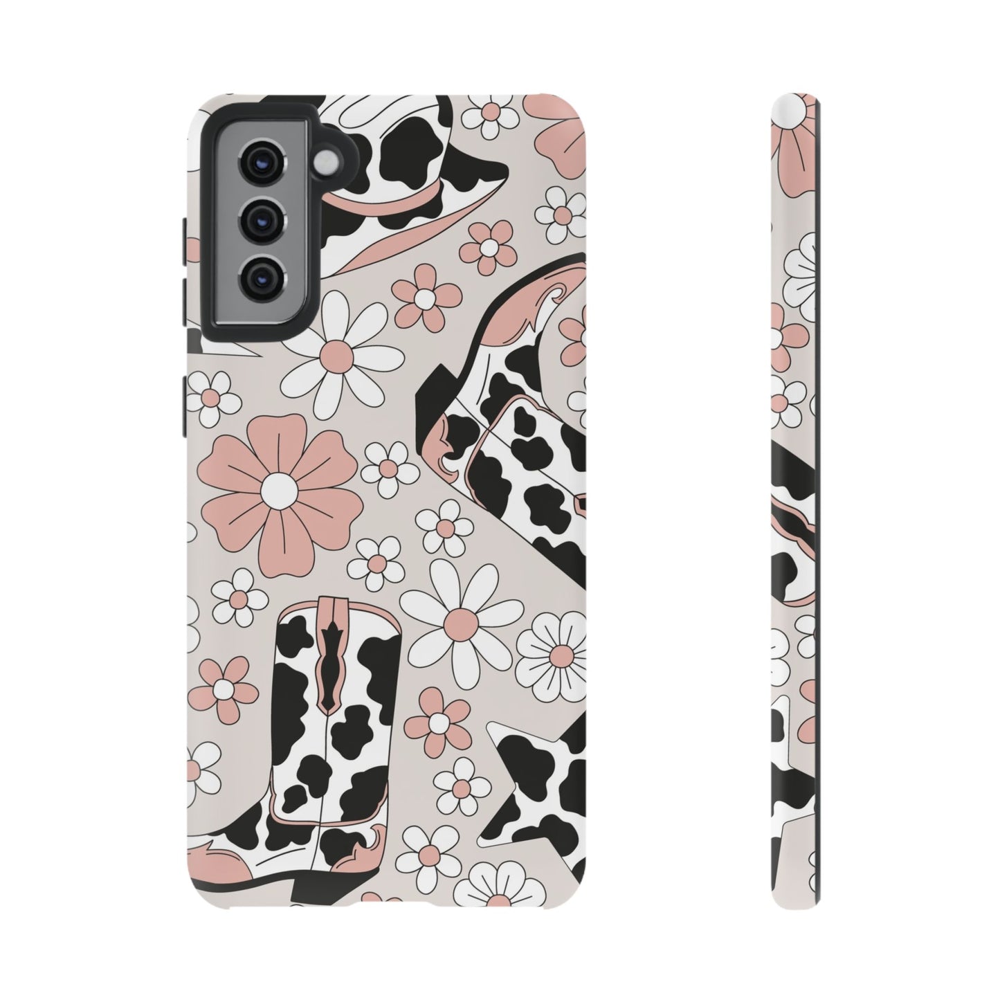 Western Flower Protective Phone Case for Google, Iphone and Samsung Phones
