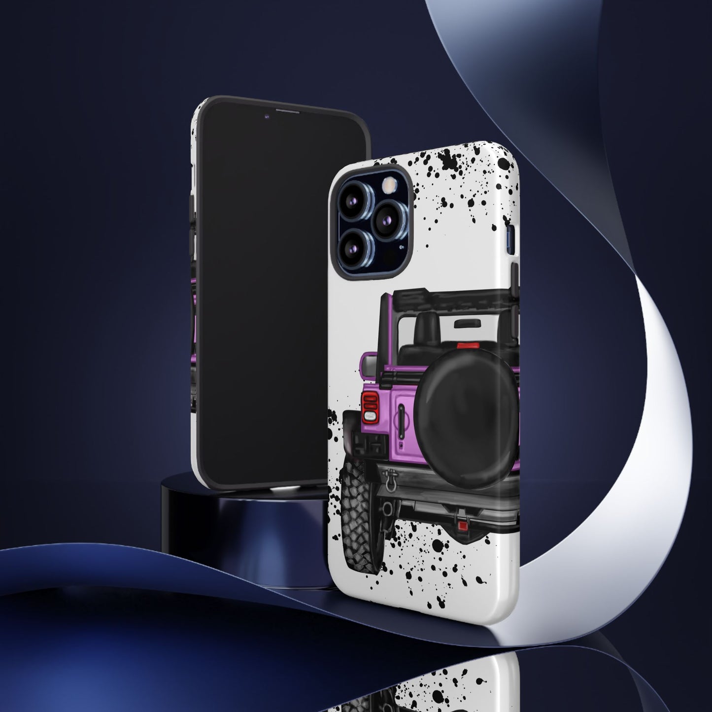Off Road Life Pink/Light Purple Protective Case for Iphone, Google and Samsung