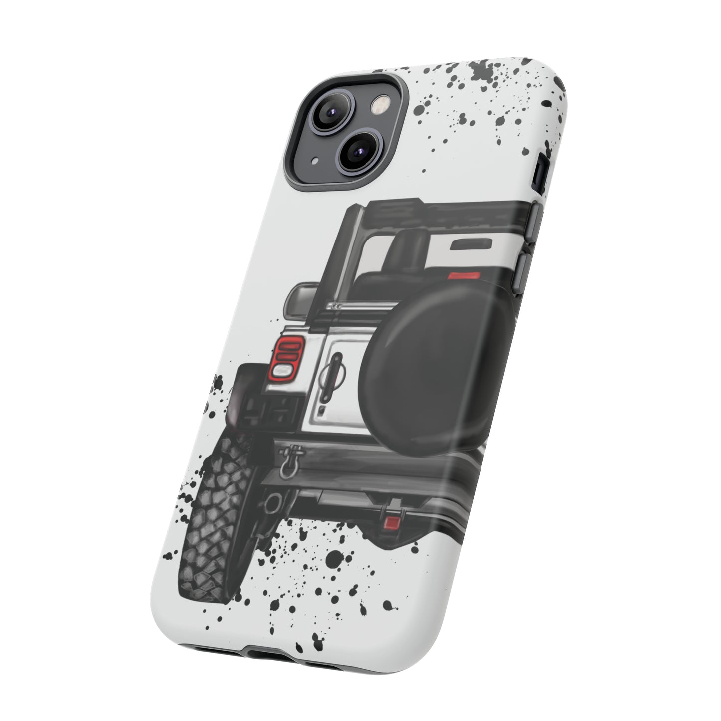 Off Road Life White Protective Case for Iphone, Google and Samsung