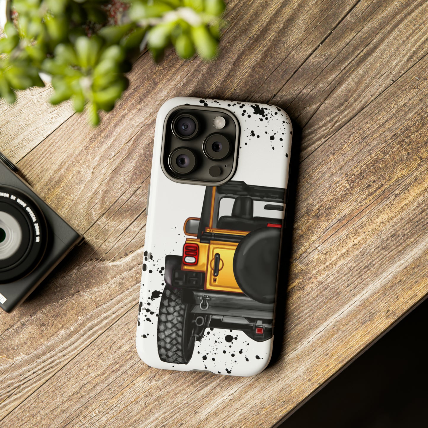 Off Road Life Yellow Protective Case for Iphone, Google and Samsung