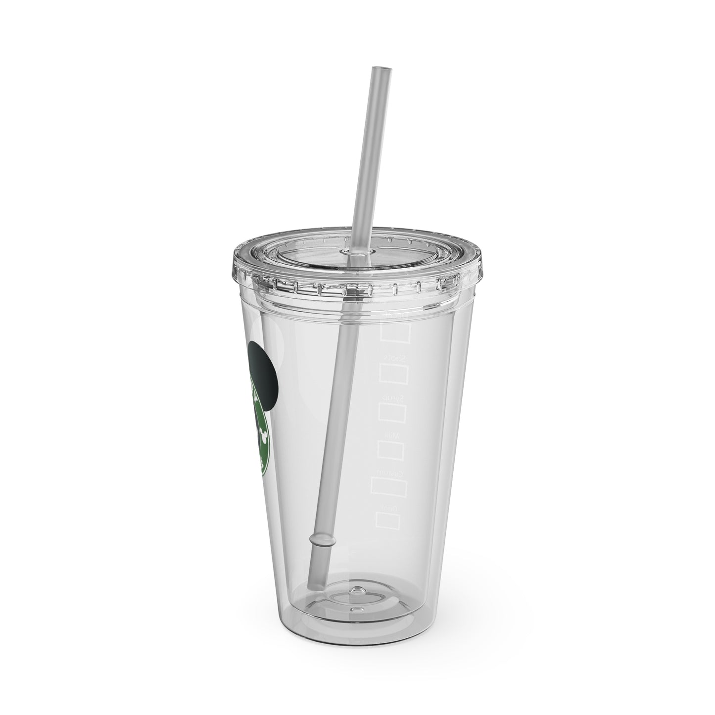 Mickey CoffeeTumbler with Straw, 16oz