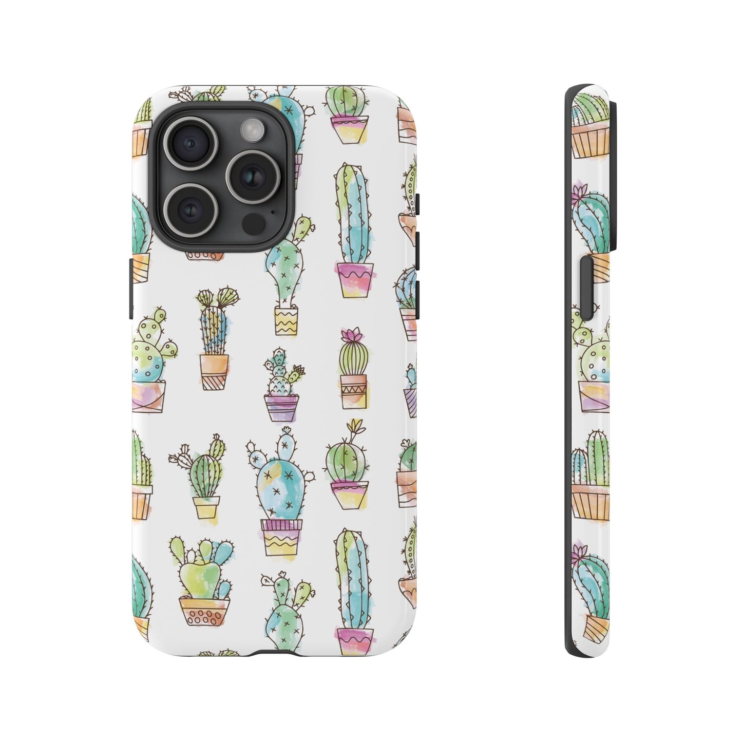Pastel Cactus Love Phone Case