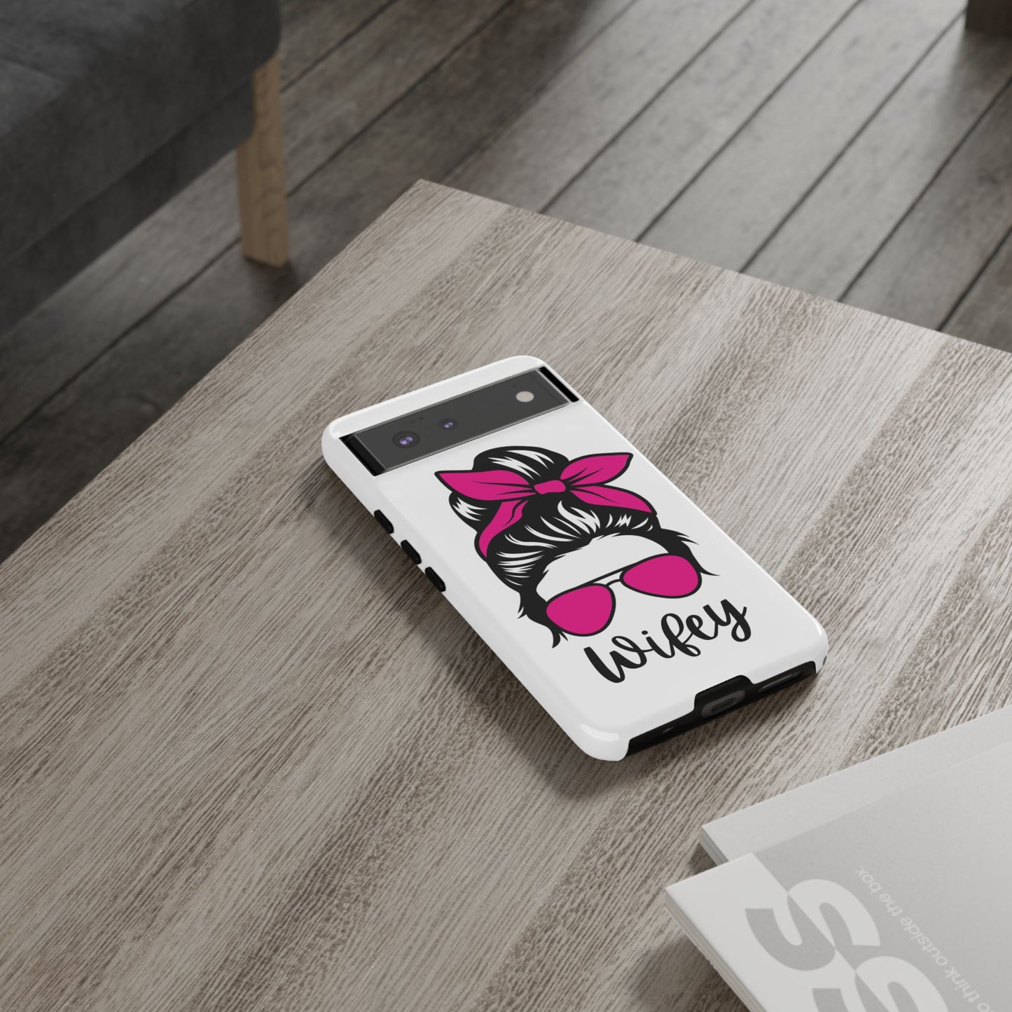 Pink Wifey Protective Case for IPhone, Samsung and Google