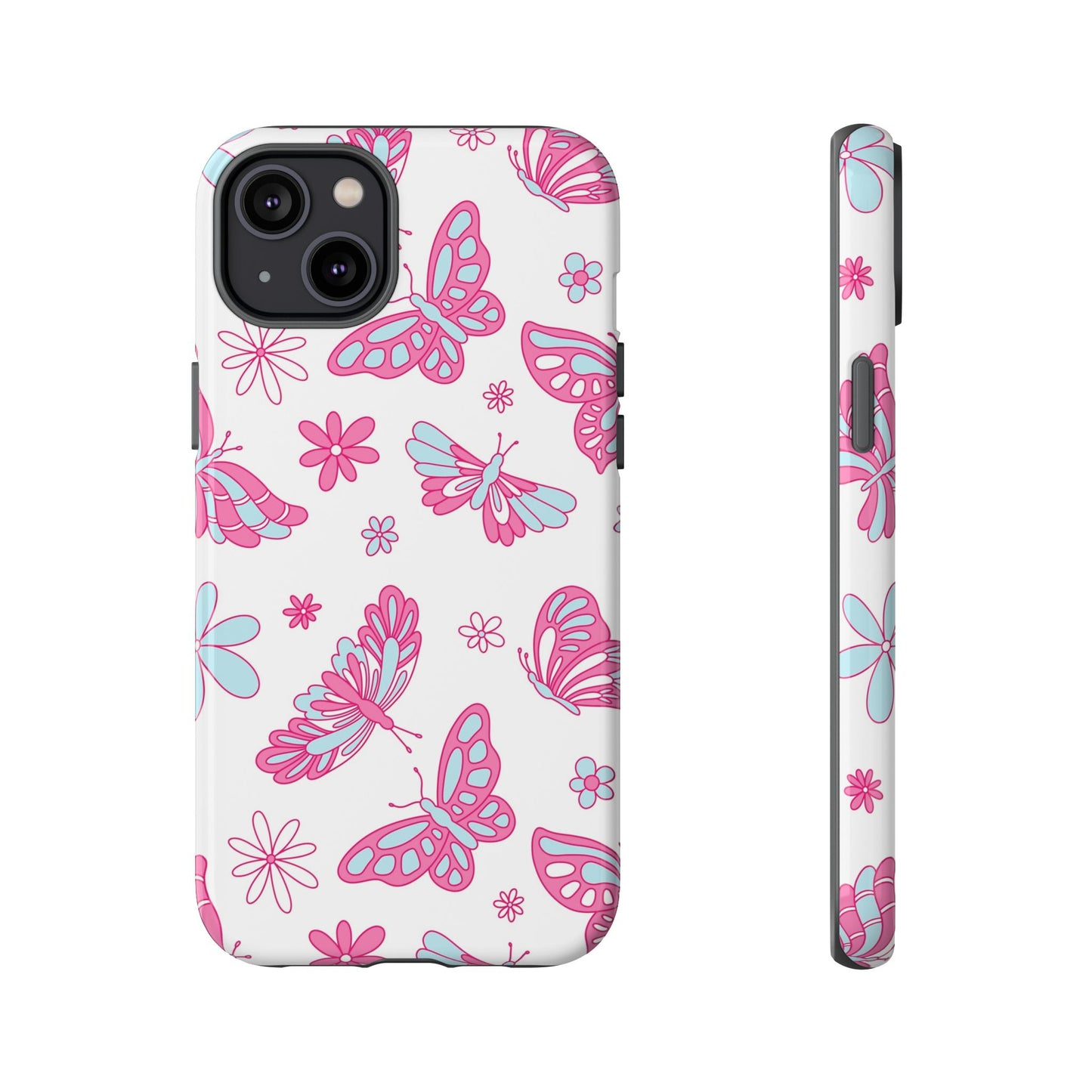 Pastel Butterflies Protective Phone Case