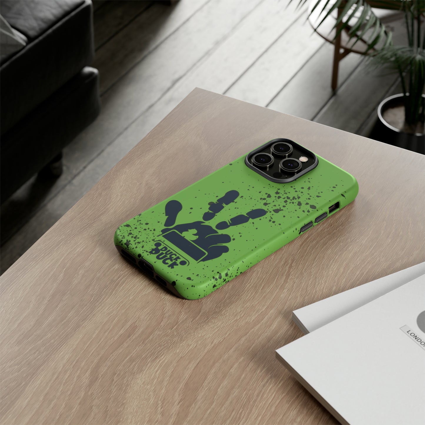 Duck Duck Green Protective Phone Case for IPhone, Samsung and Google Phones