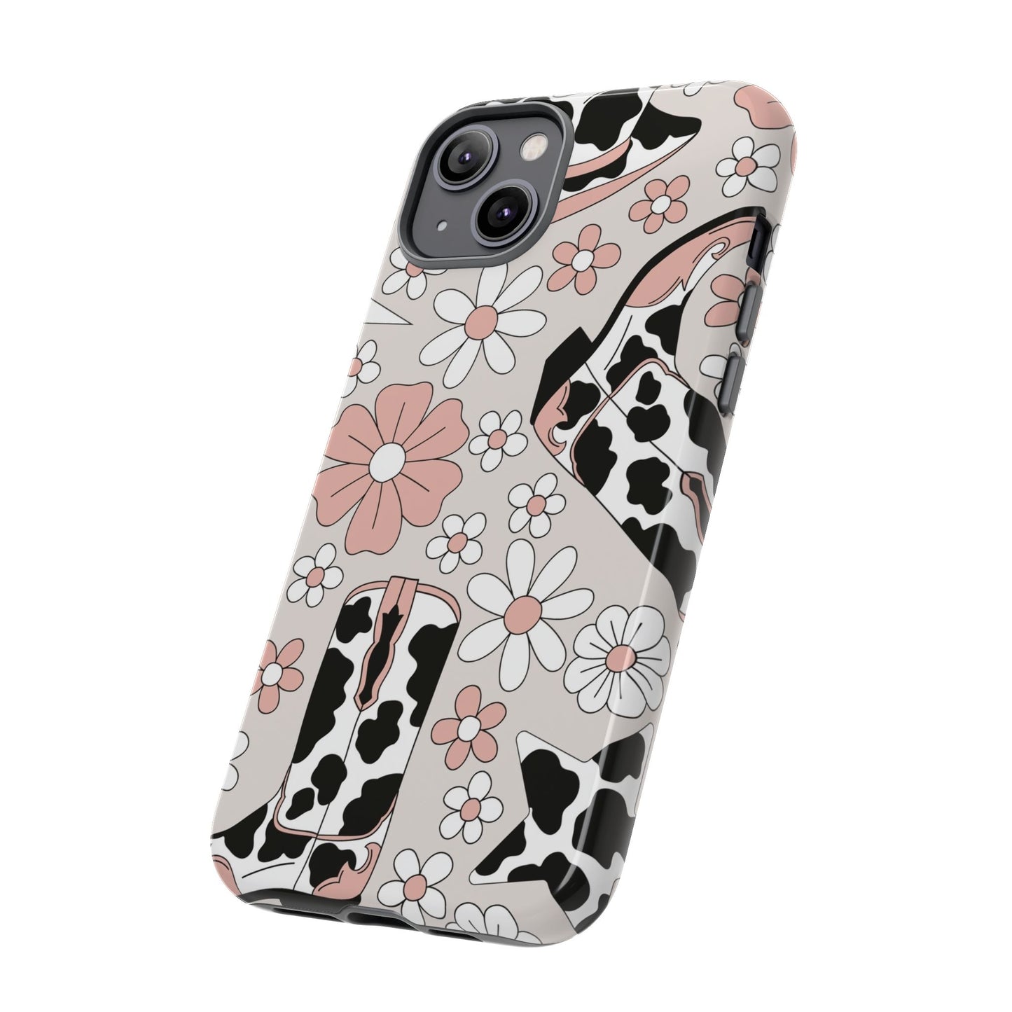 Western Flower Protective Phone Case for Google, Iphone and Samsung Phones