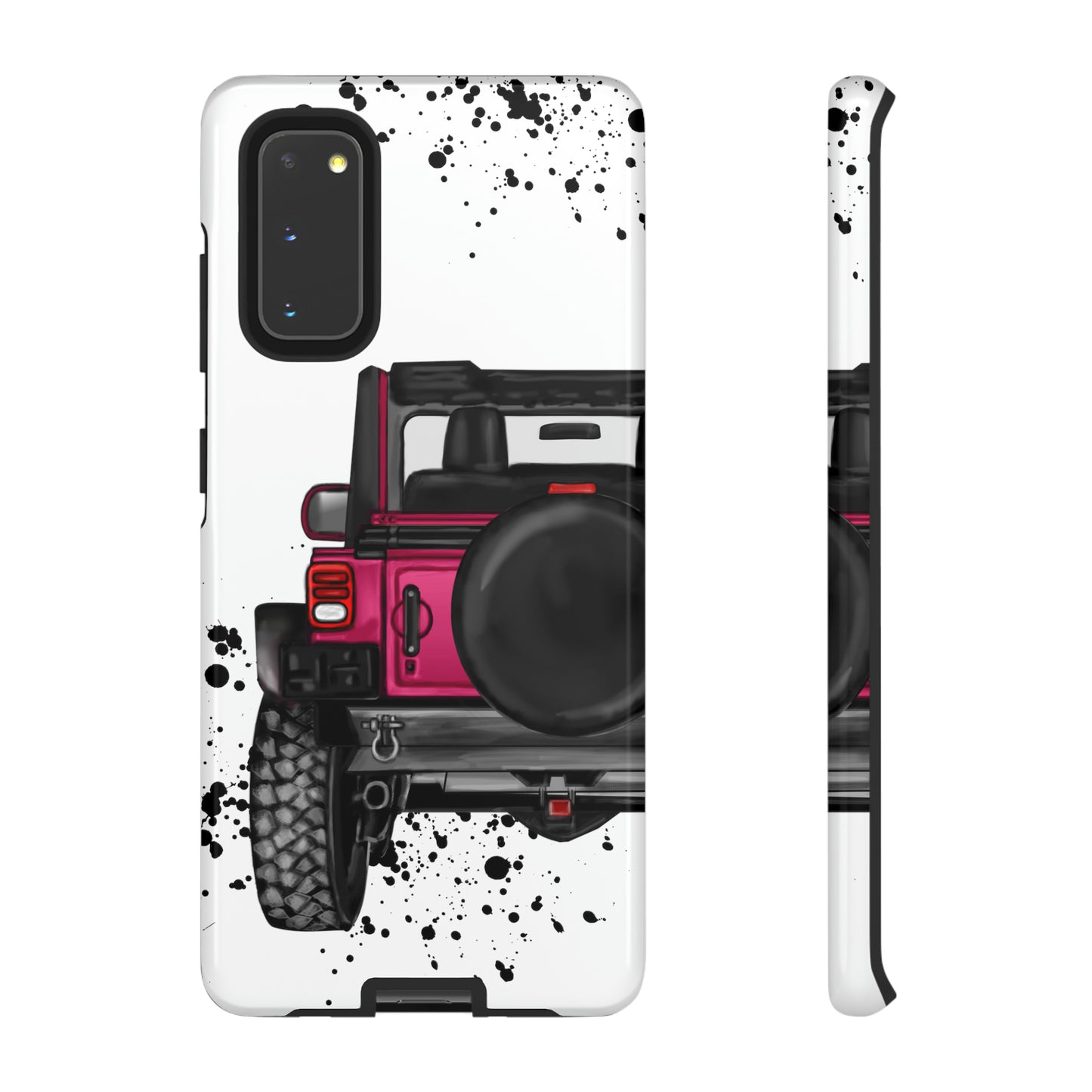 Off Road Life Dark Pink Protective Case for Iphone, Google and Samsung